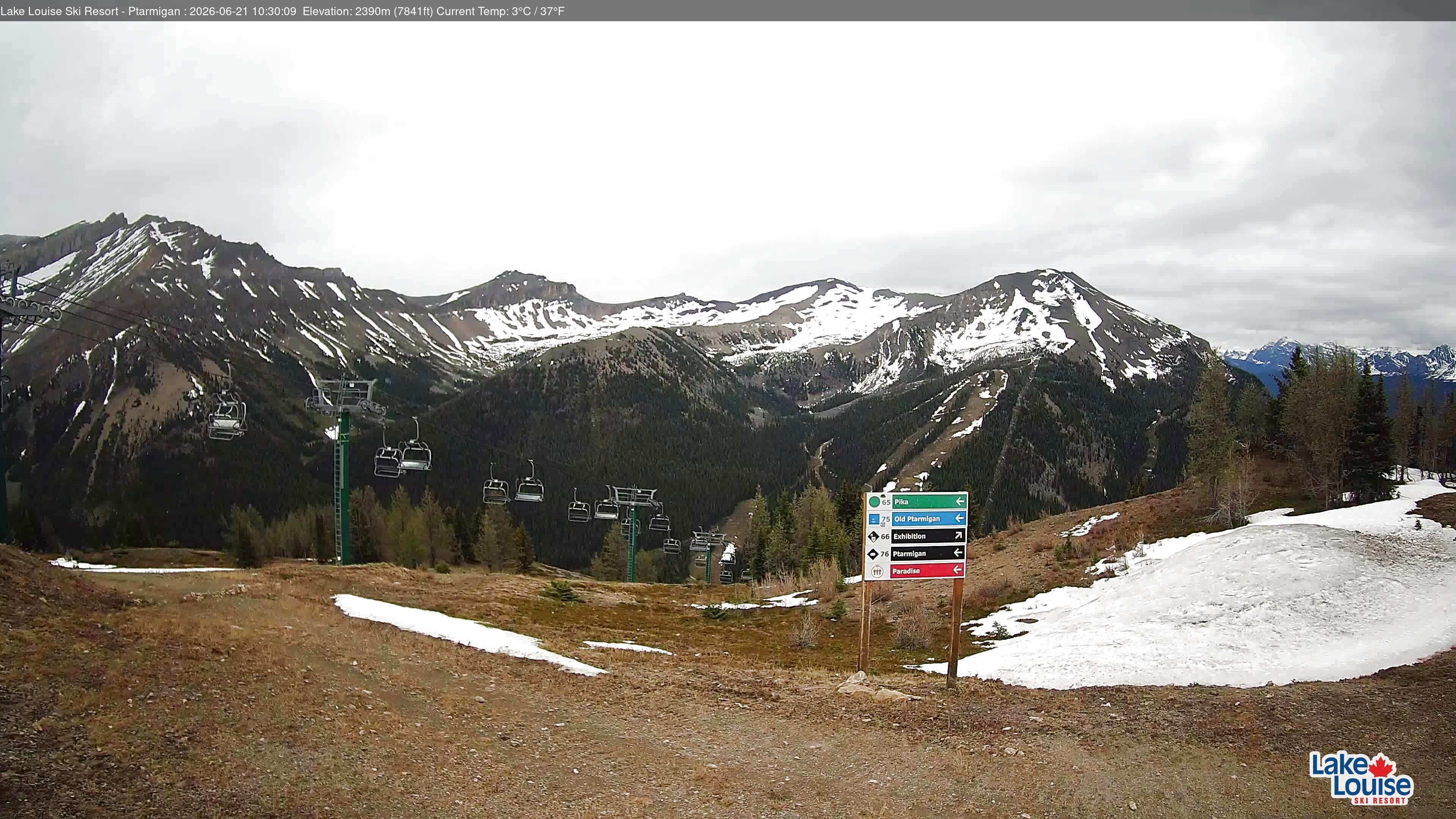 Archiv Foto Webcam Ptarmigan Panoramablick