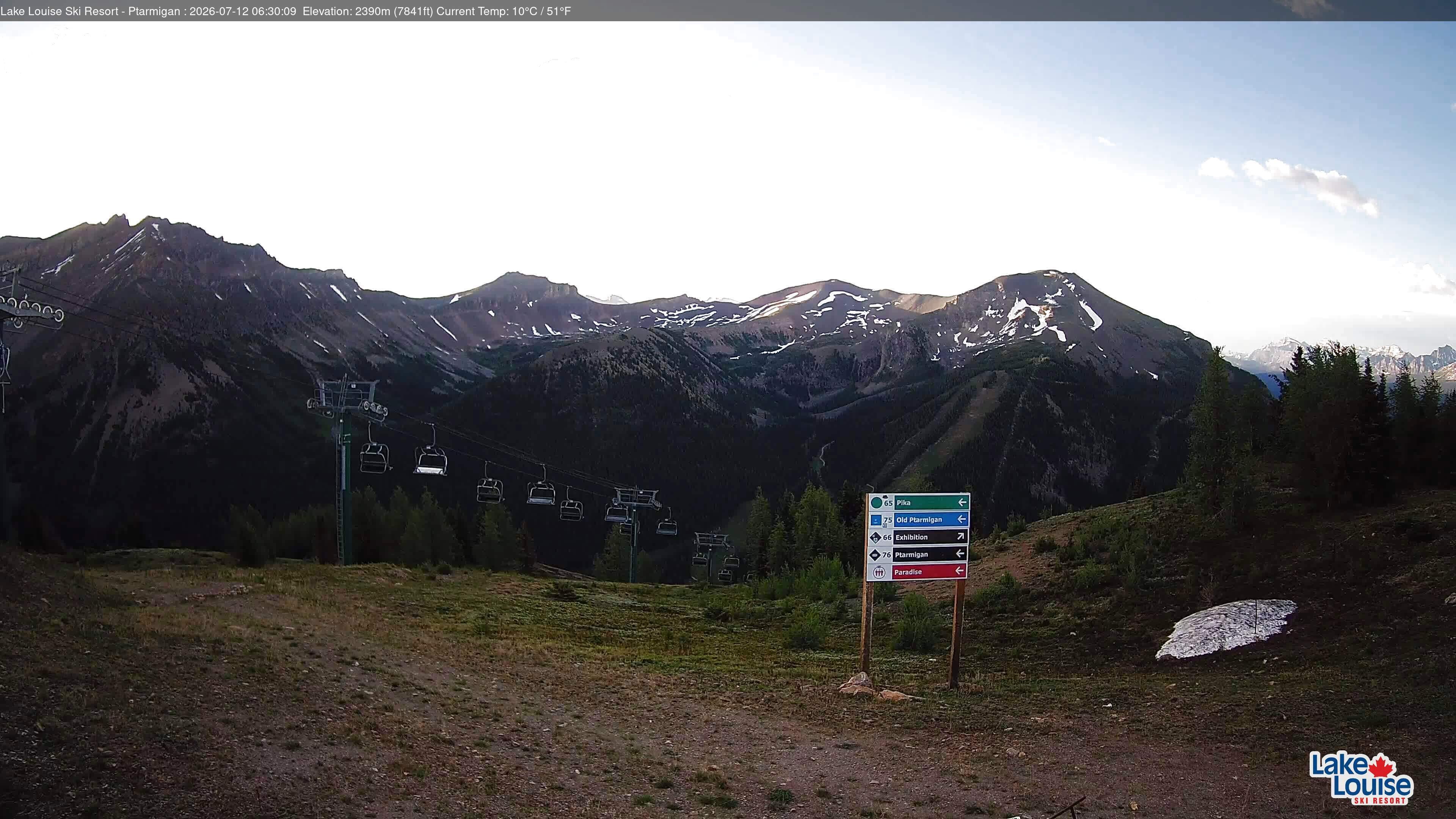 Archived image Webcam Lift Ptarmigan Panorama