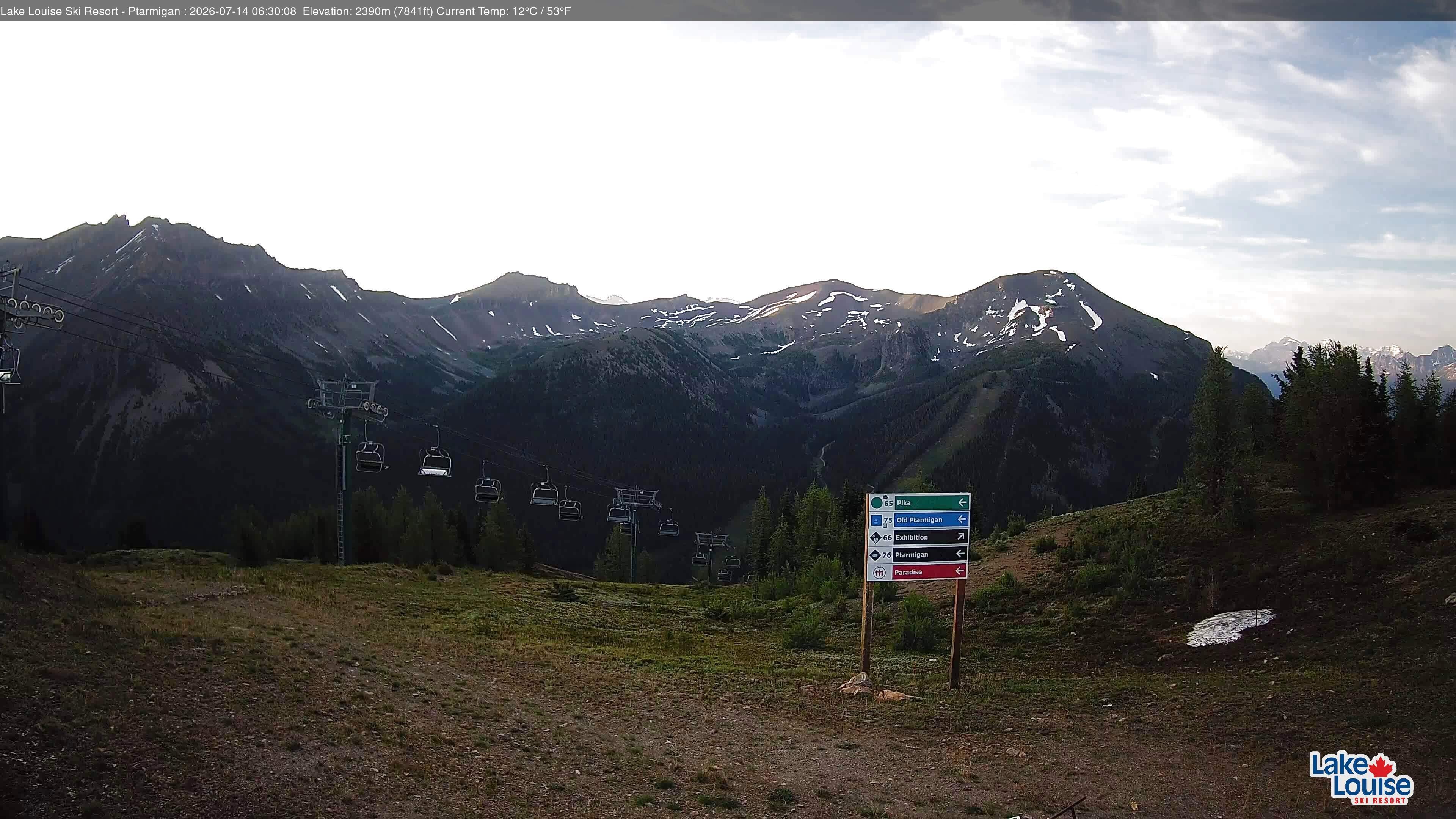 Archived image Webcam Lift Ptarmigan Panorama