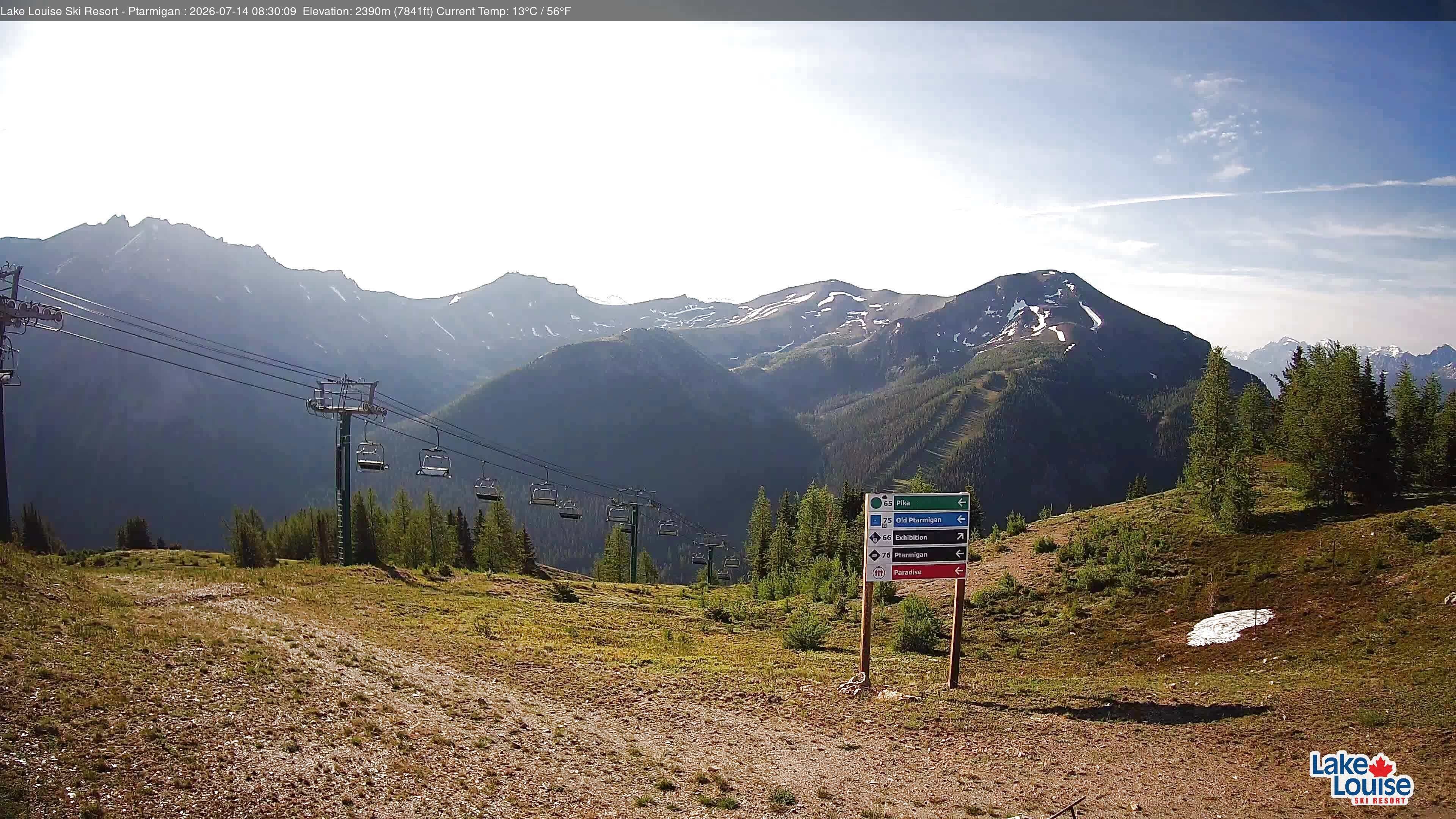 Archived image Webcam Lift Ptarmigan Panorama