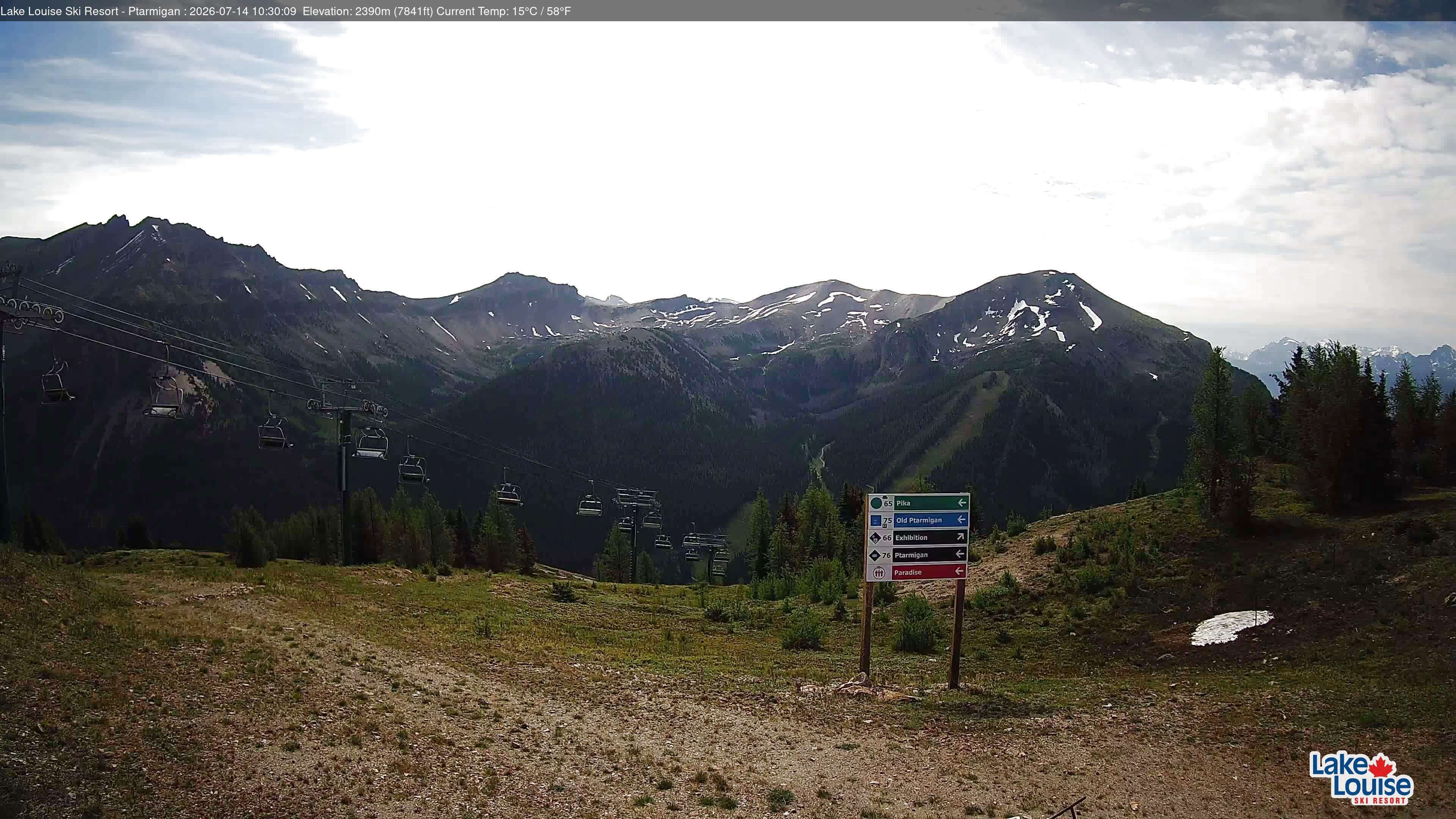 Archived image Webcam Lift Ptarmigan Panorama