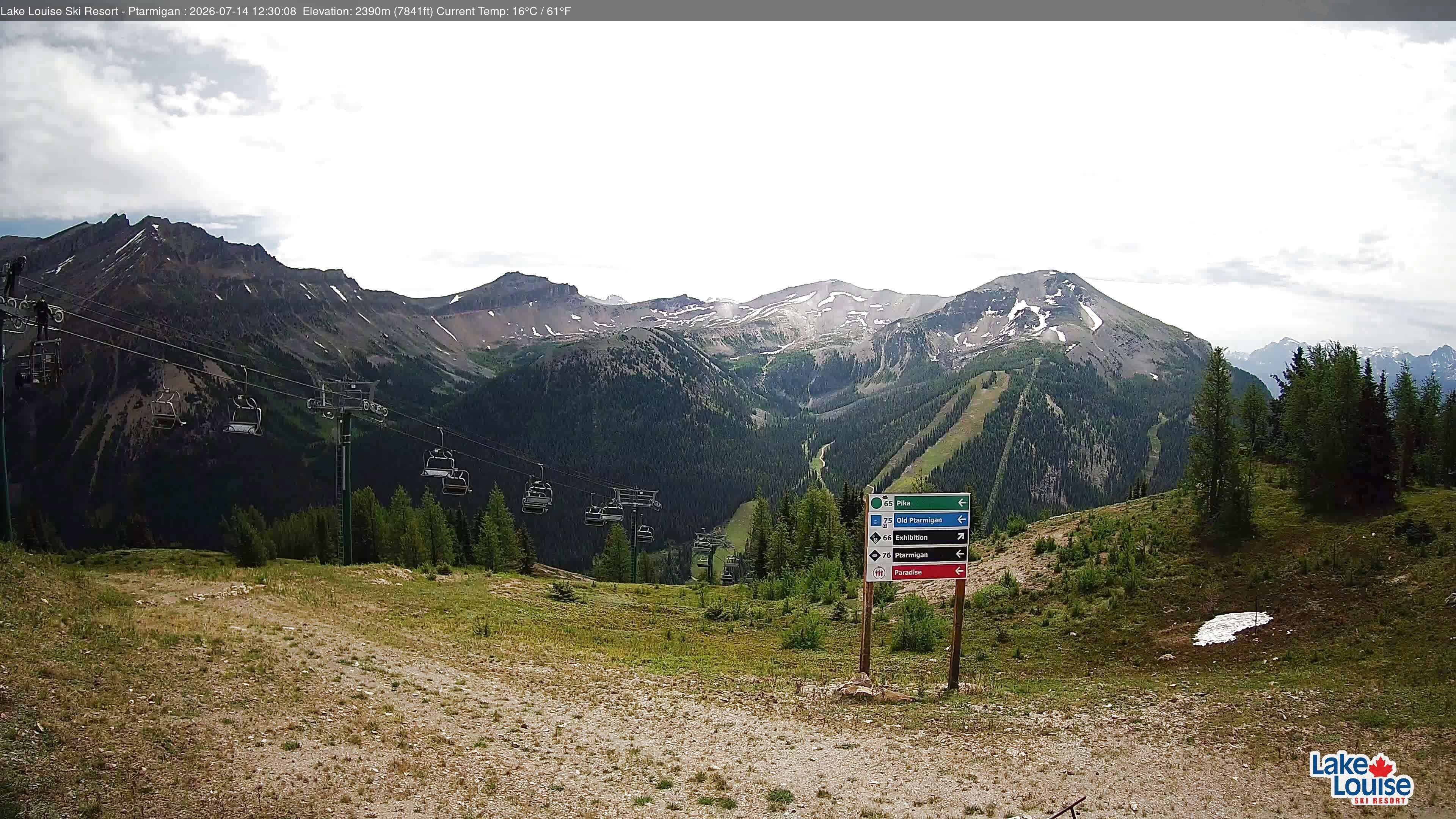 Archived image Webcam Lift Ptarmigan Panorama
