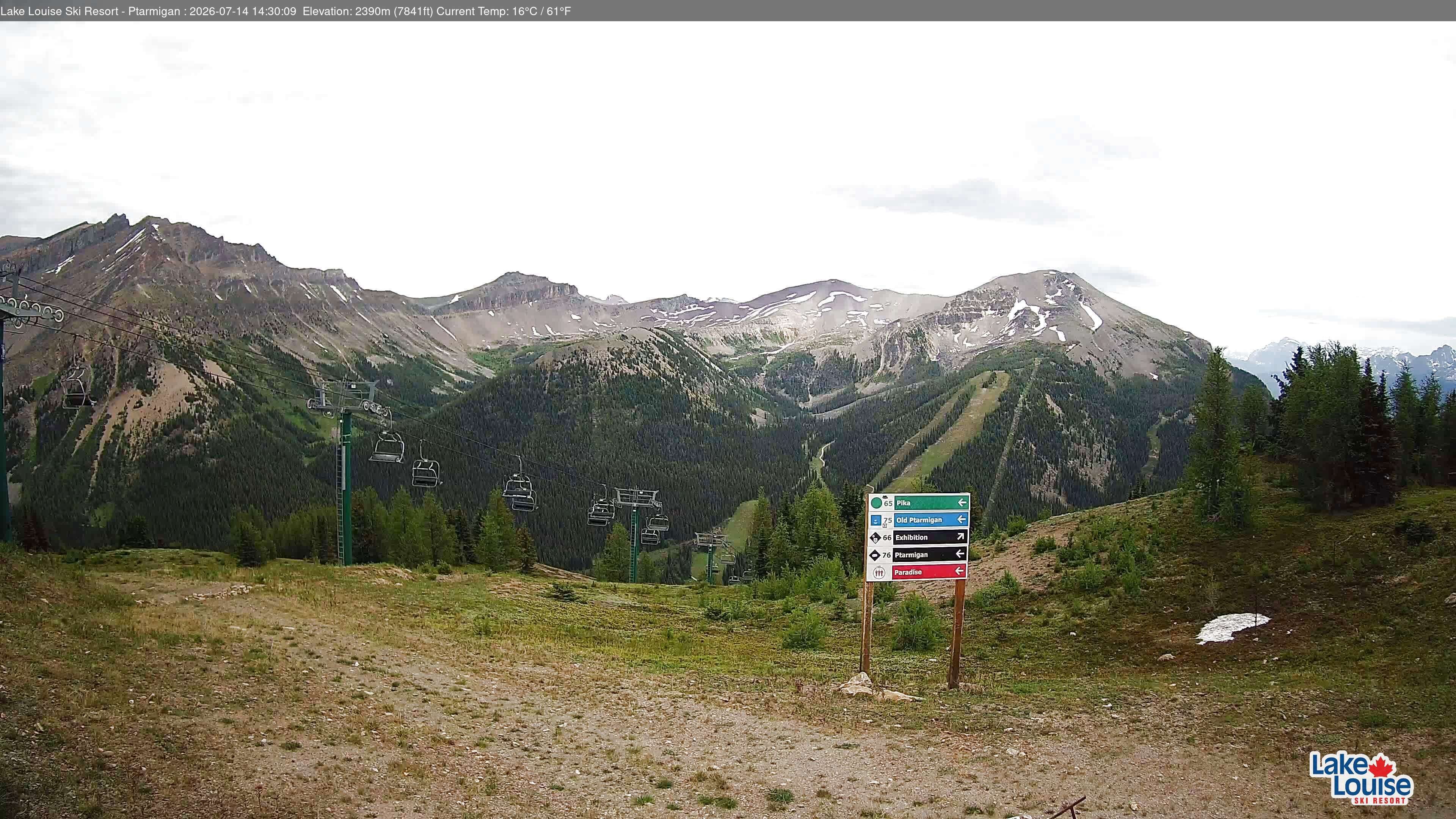 Archived image Webcam Lift Ptarmigan Panorama