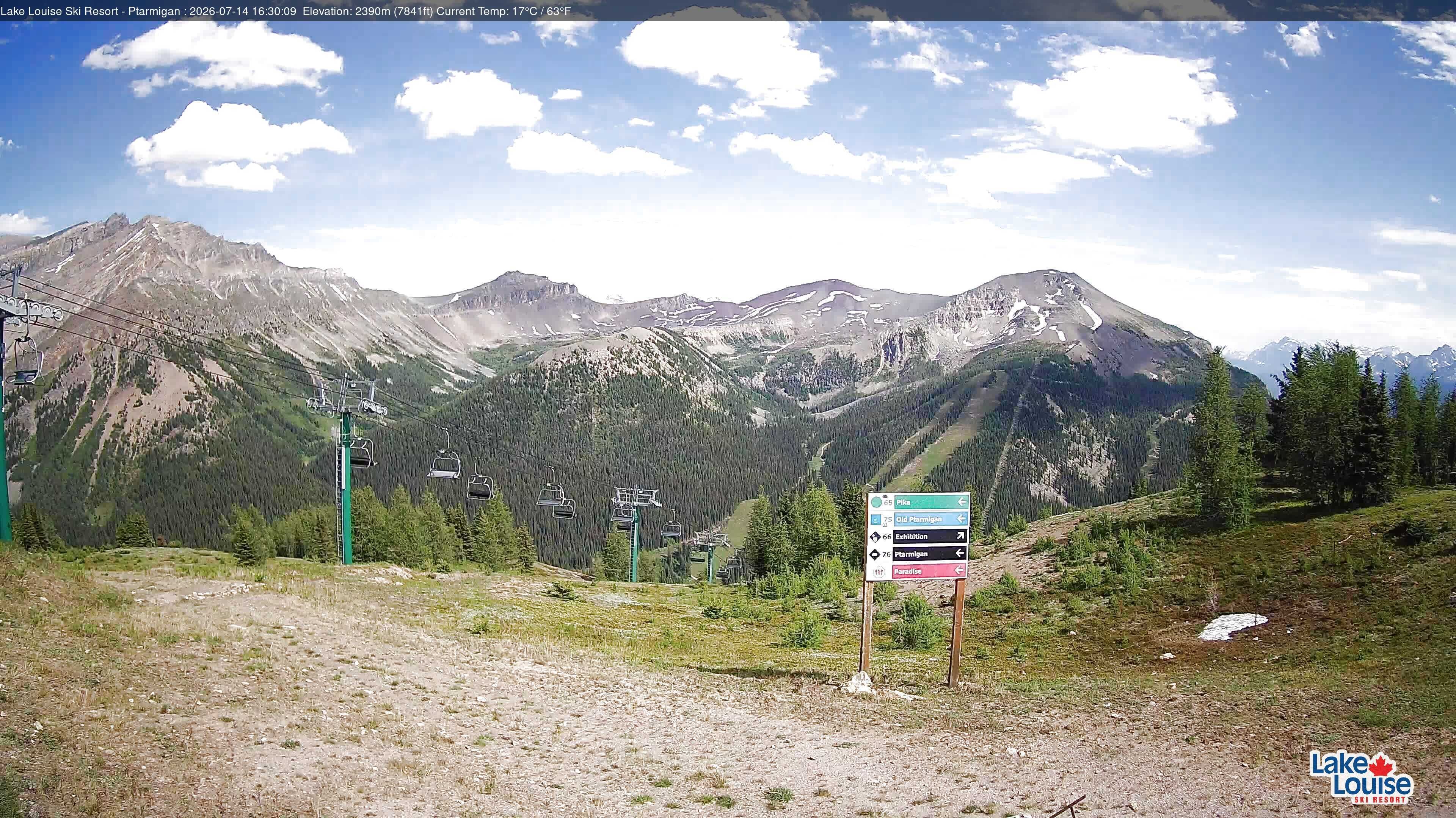 Archived image Webcam Lift Ptarmigan Panorama