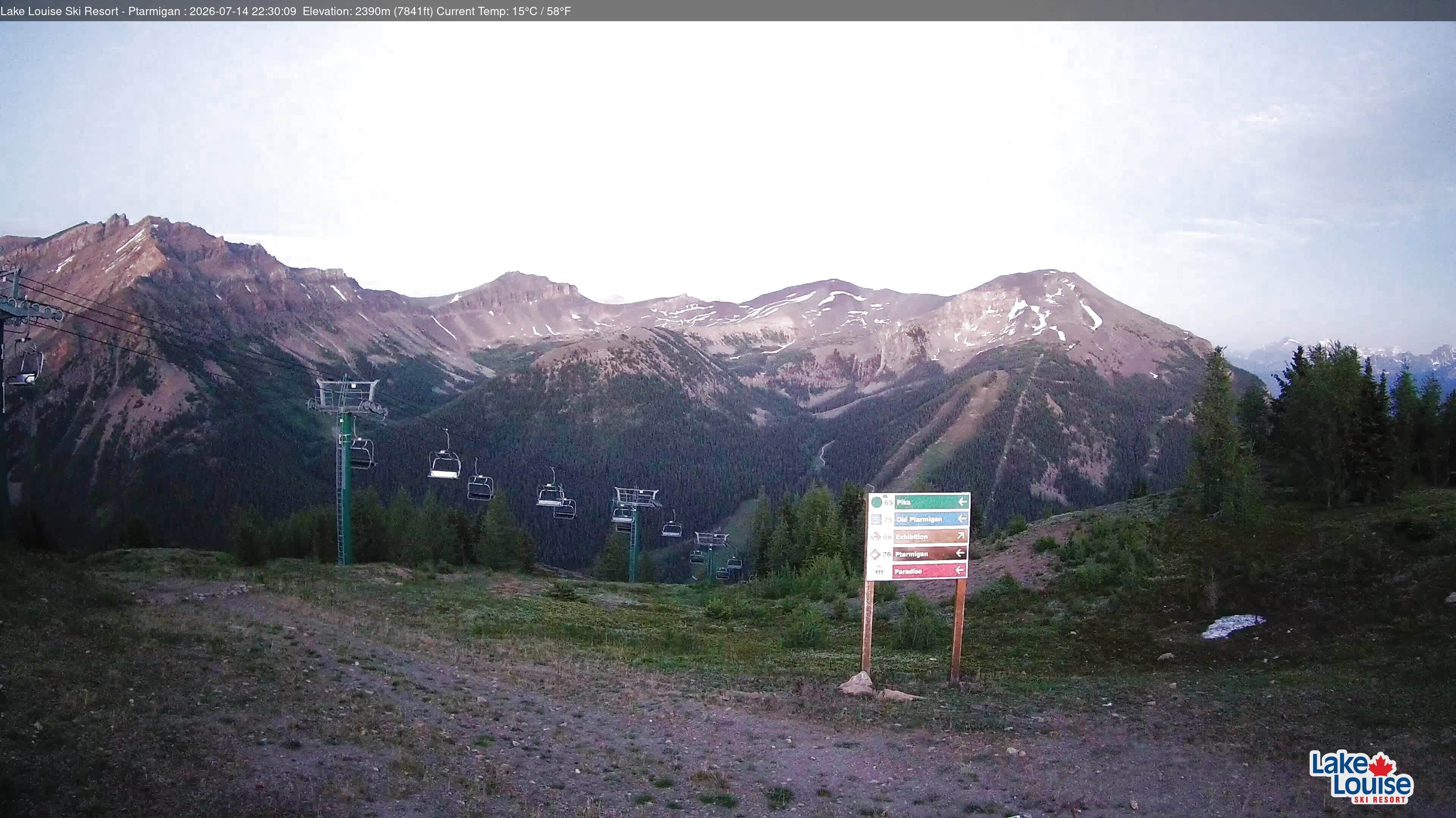 Archived image Webcam Lift Ptarmigan Panorama