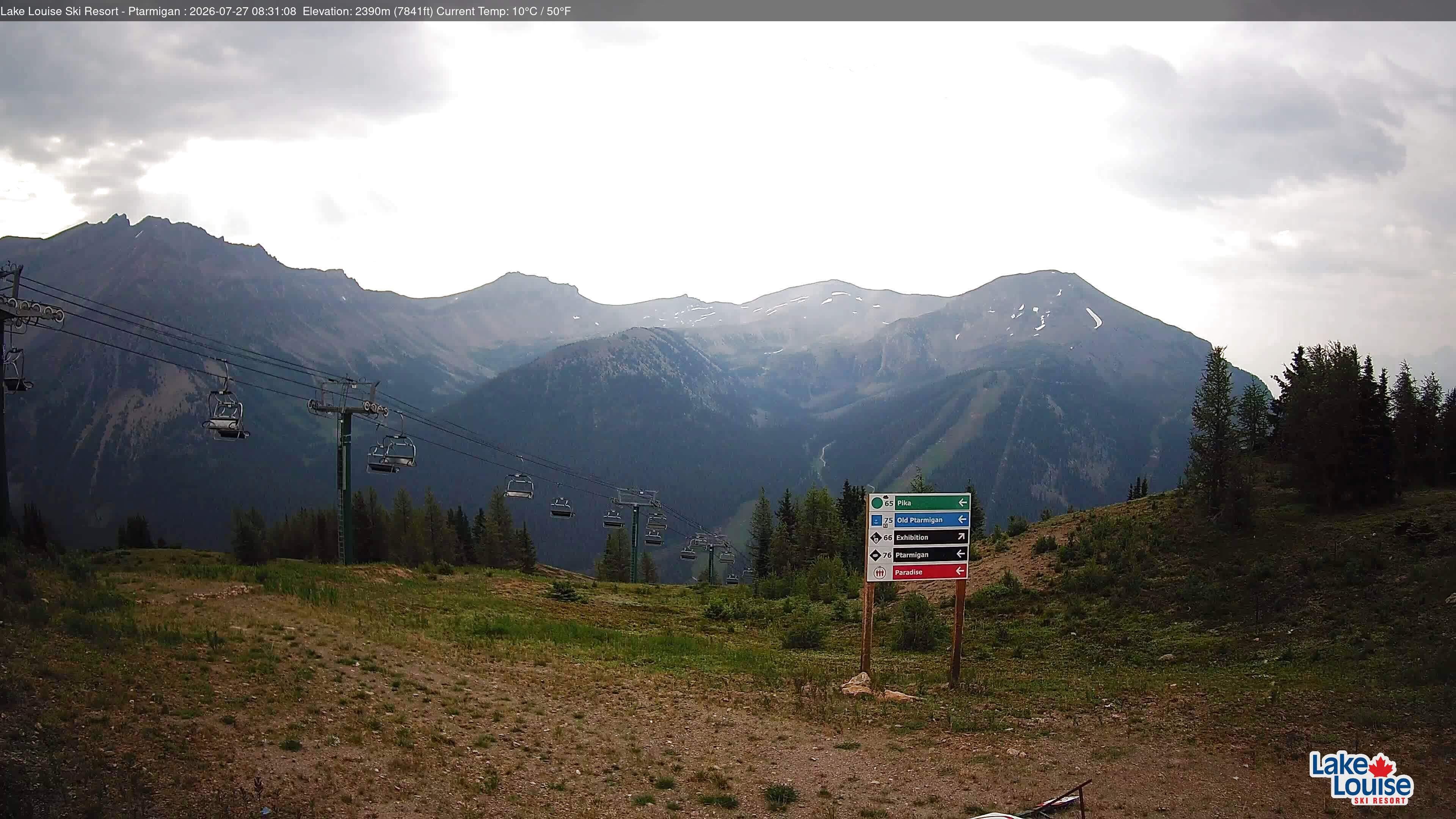 Archived image Webcam Lift Ptarmigan Panorama