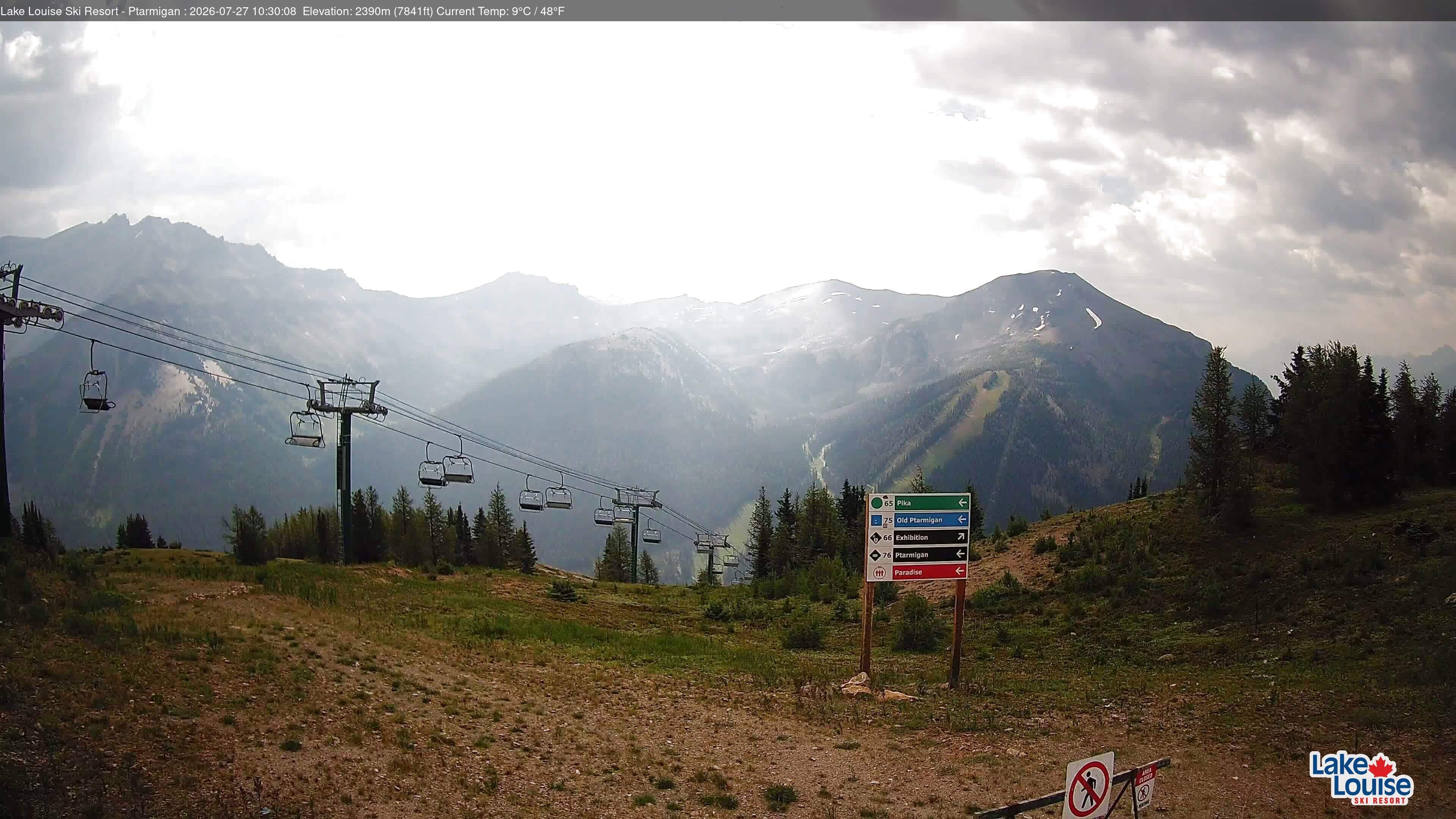 Archived image Webcam Lift Ptarmigan Panorama