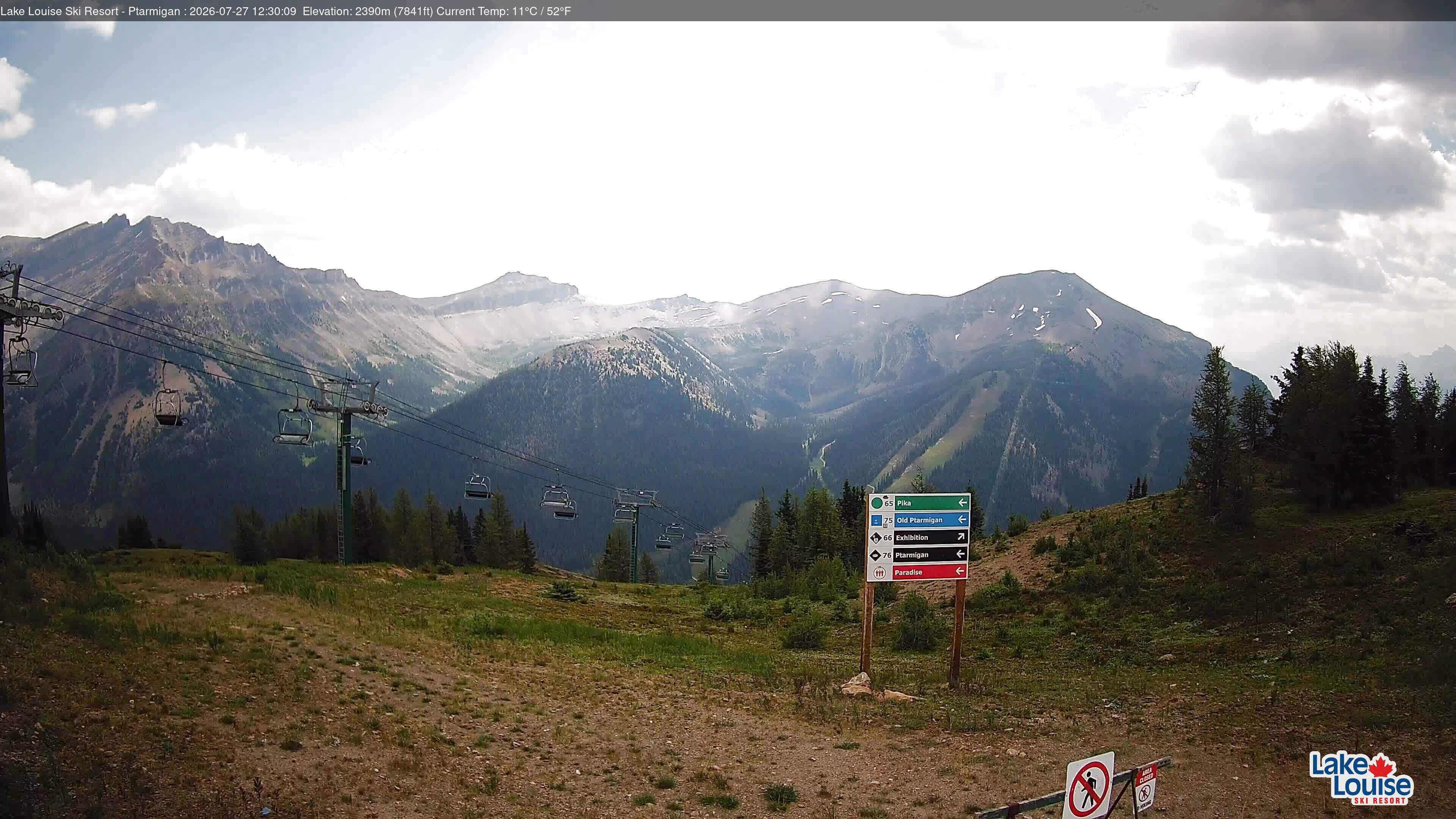 Archived image Webcam Lift Ptarmigan Panorama
