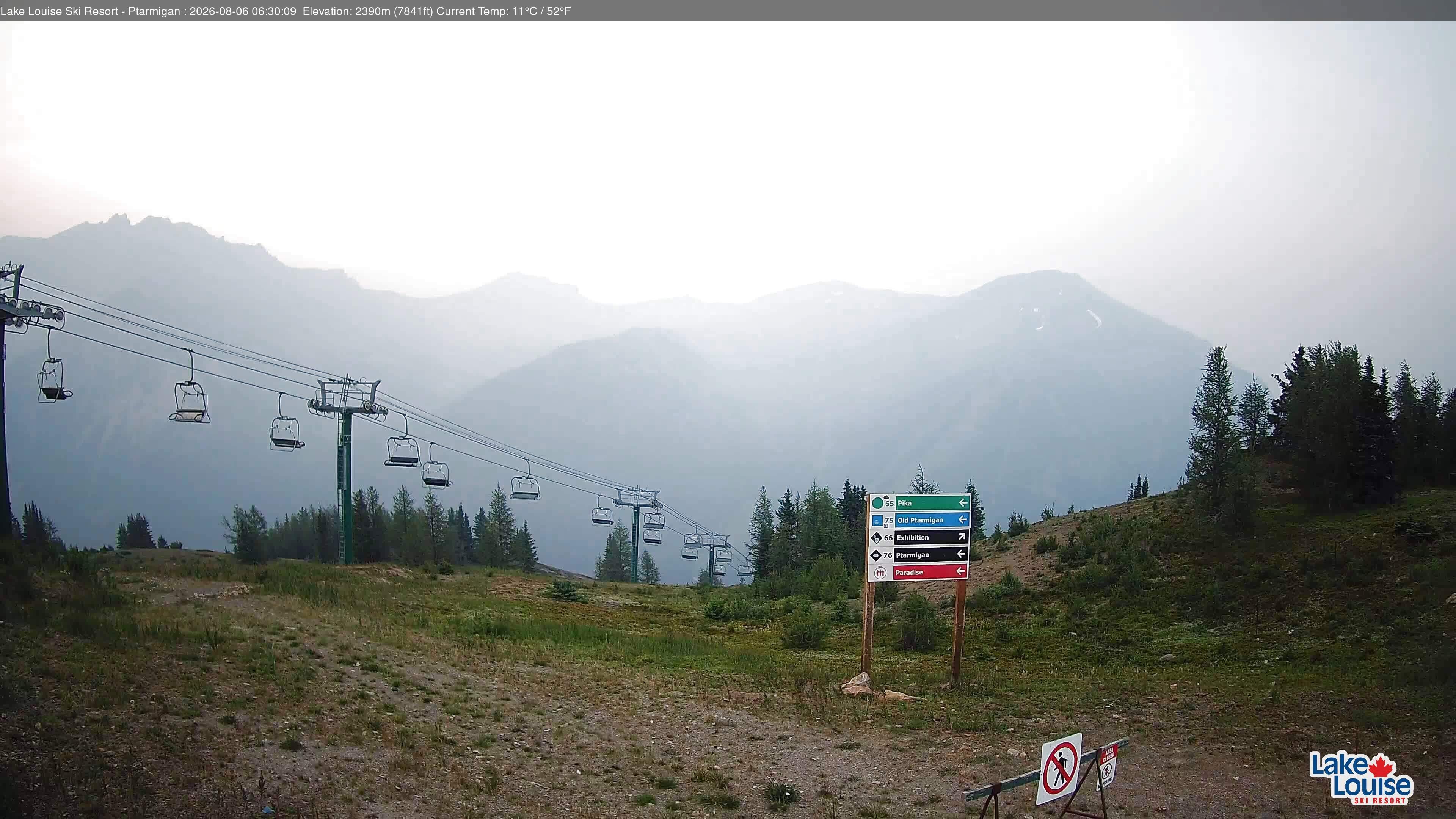Archived image Webcam Lift Ptarmigan Panorama