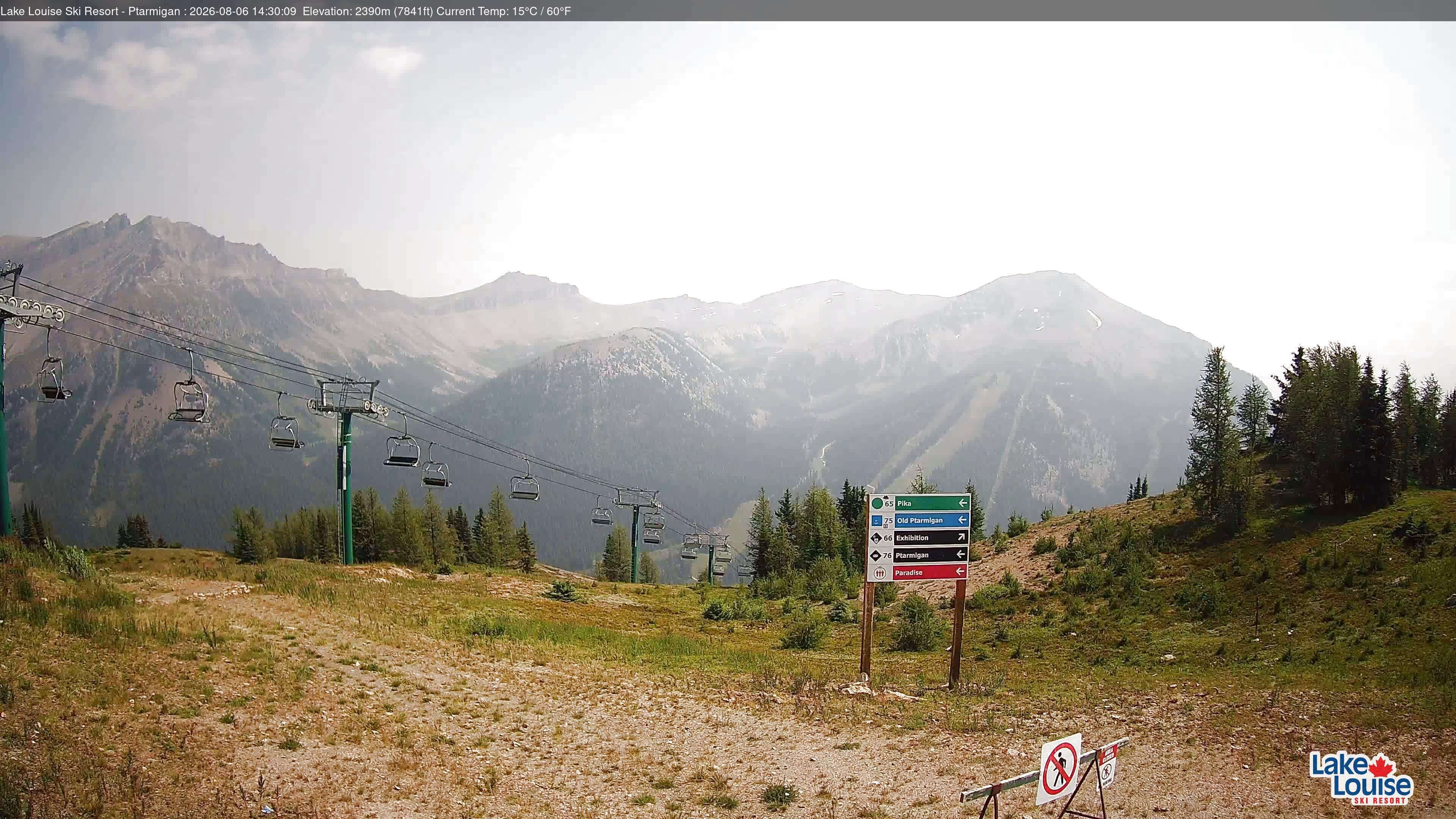 Archived image Webcam Lift Ptarmigan Panorama