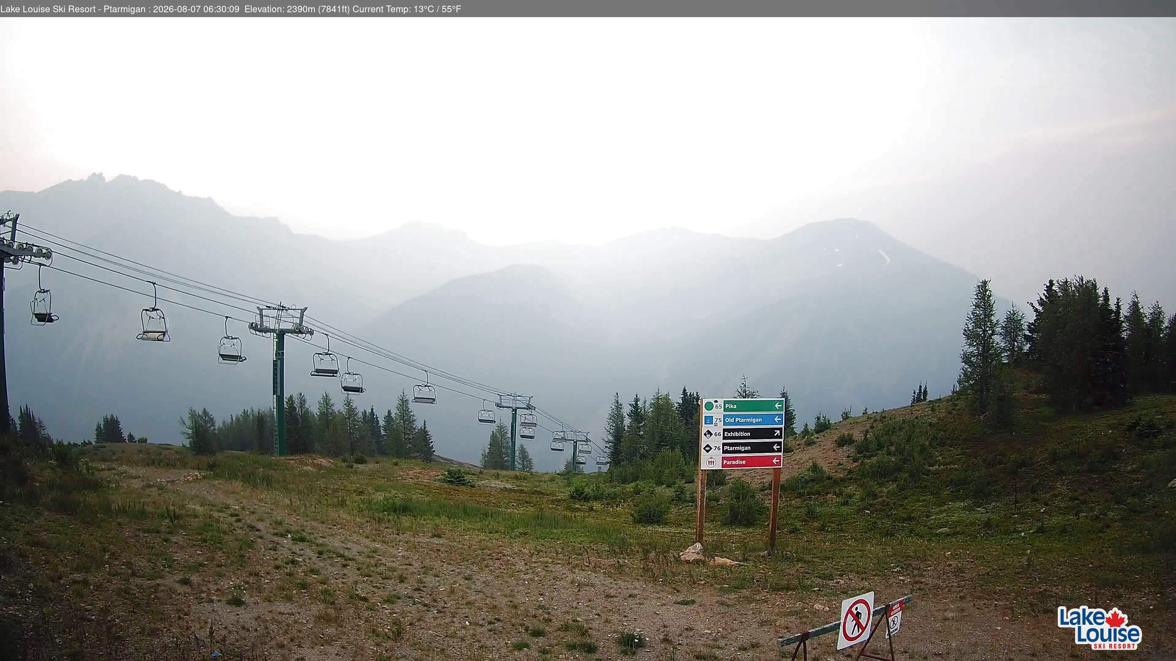 Archived image Webcam Lift Ptarmigan Panorama