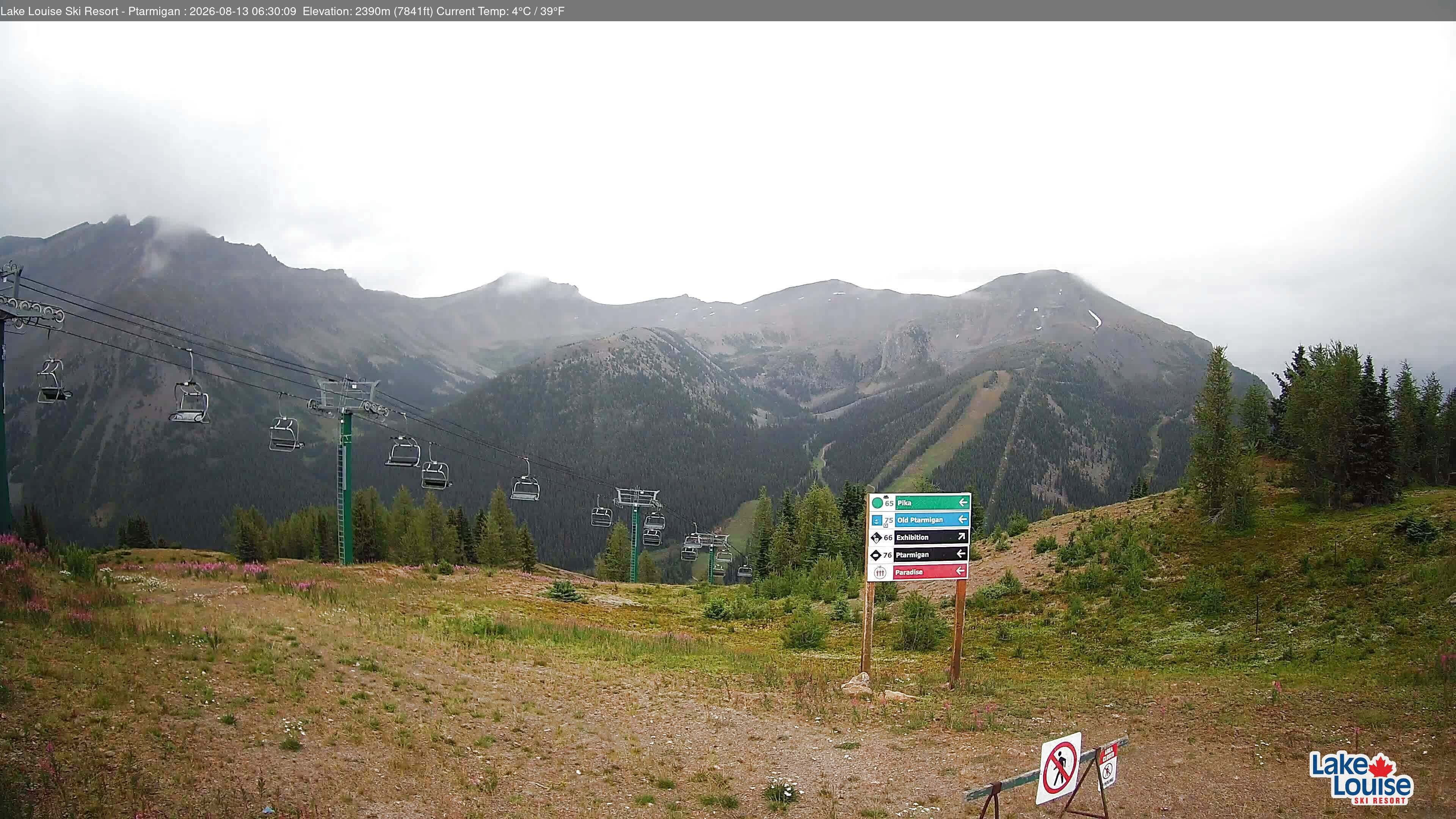 Archived image Webcam Lift Ptarmigan Panorama