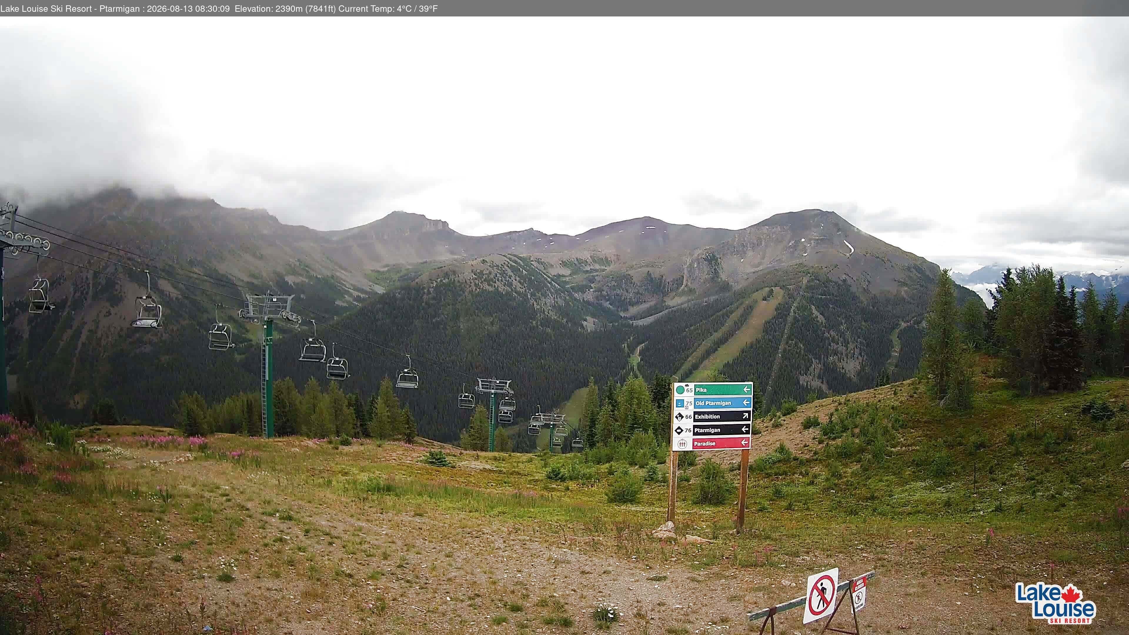 Archived image Webcam Lift Ptarmigan Panorama