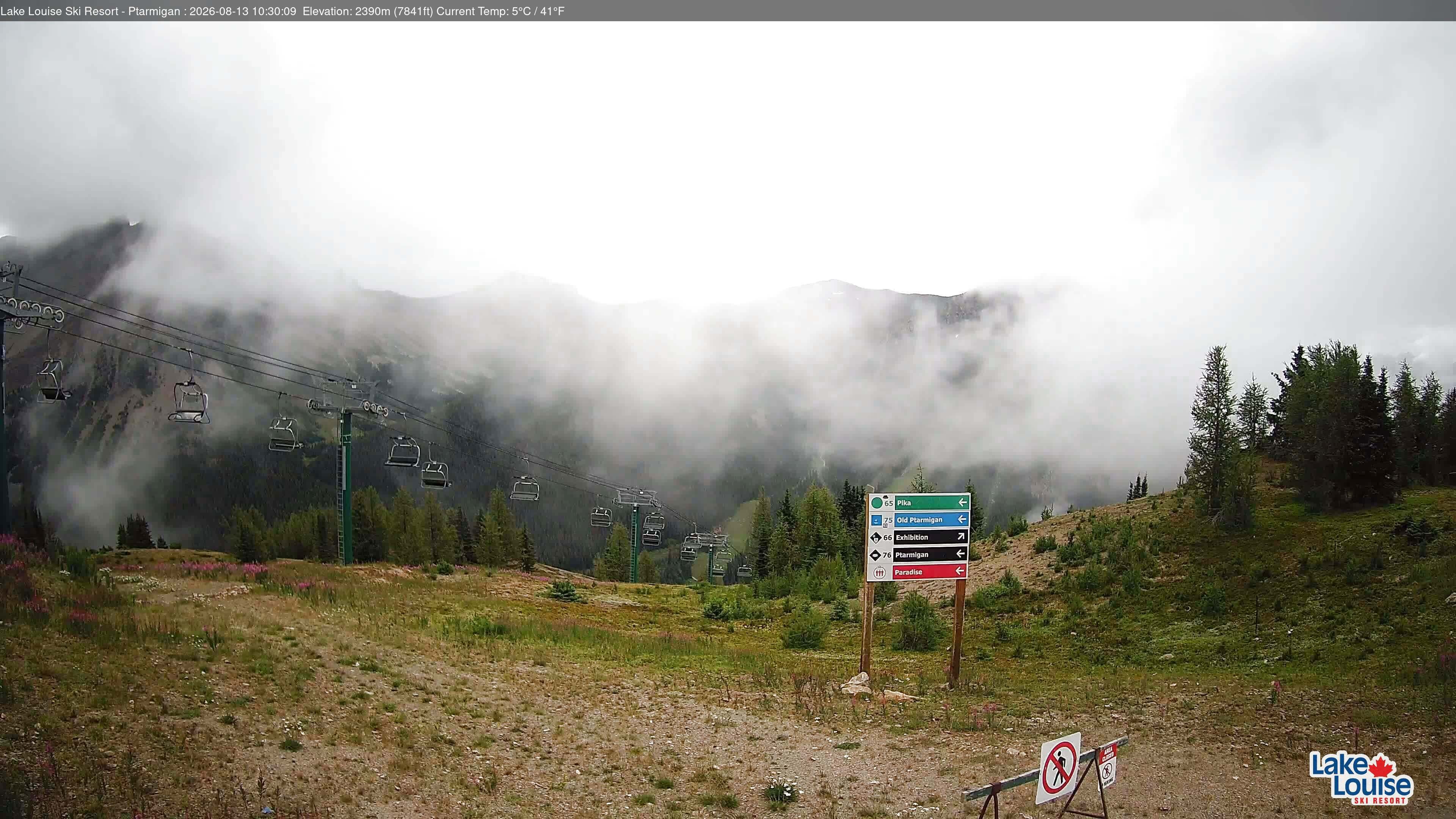 Archived image Webcam Lift Ptarmigan Panorama