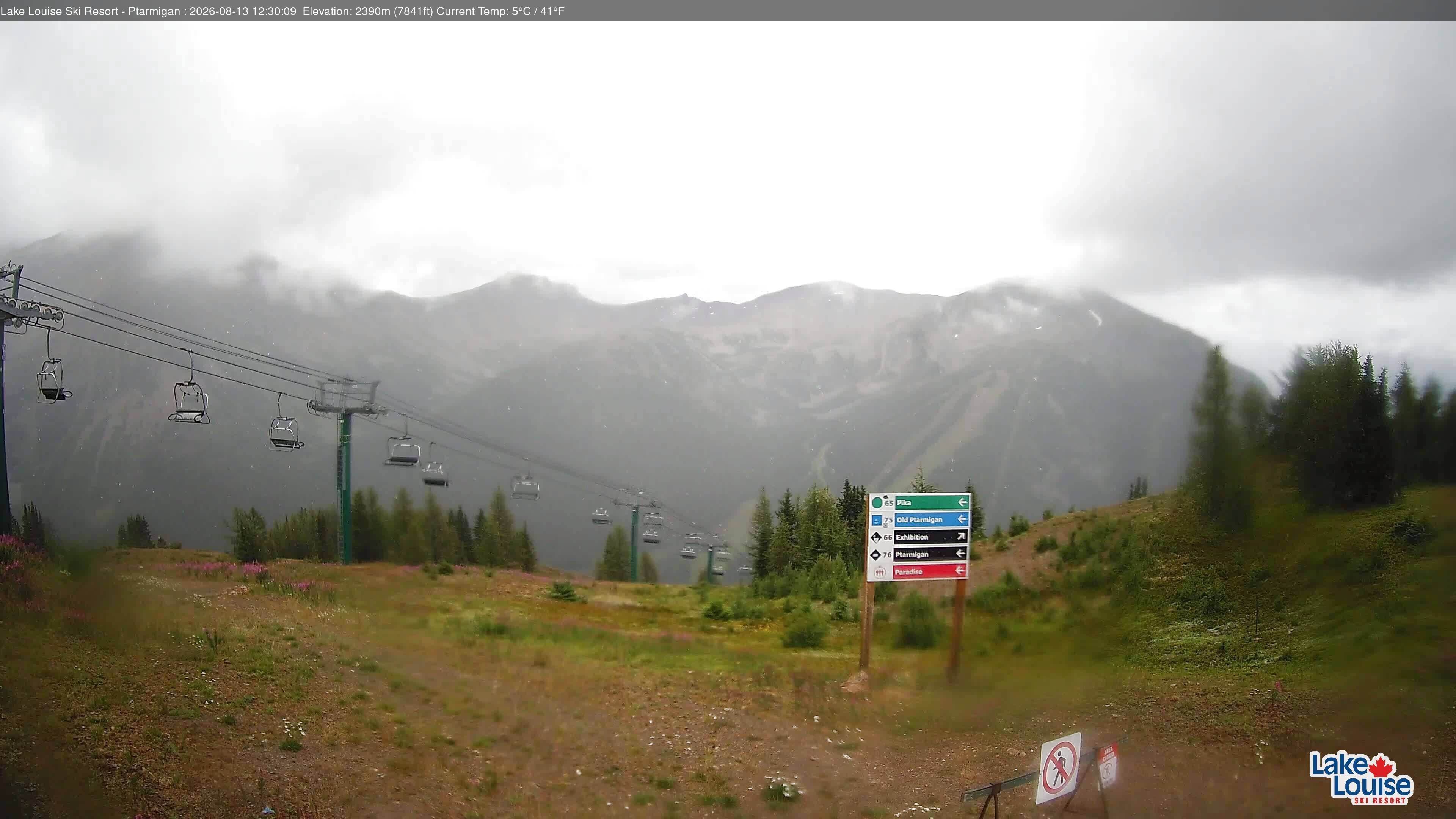 Archived image Webcam Lift Ptarmigan Panorama