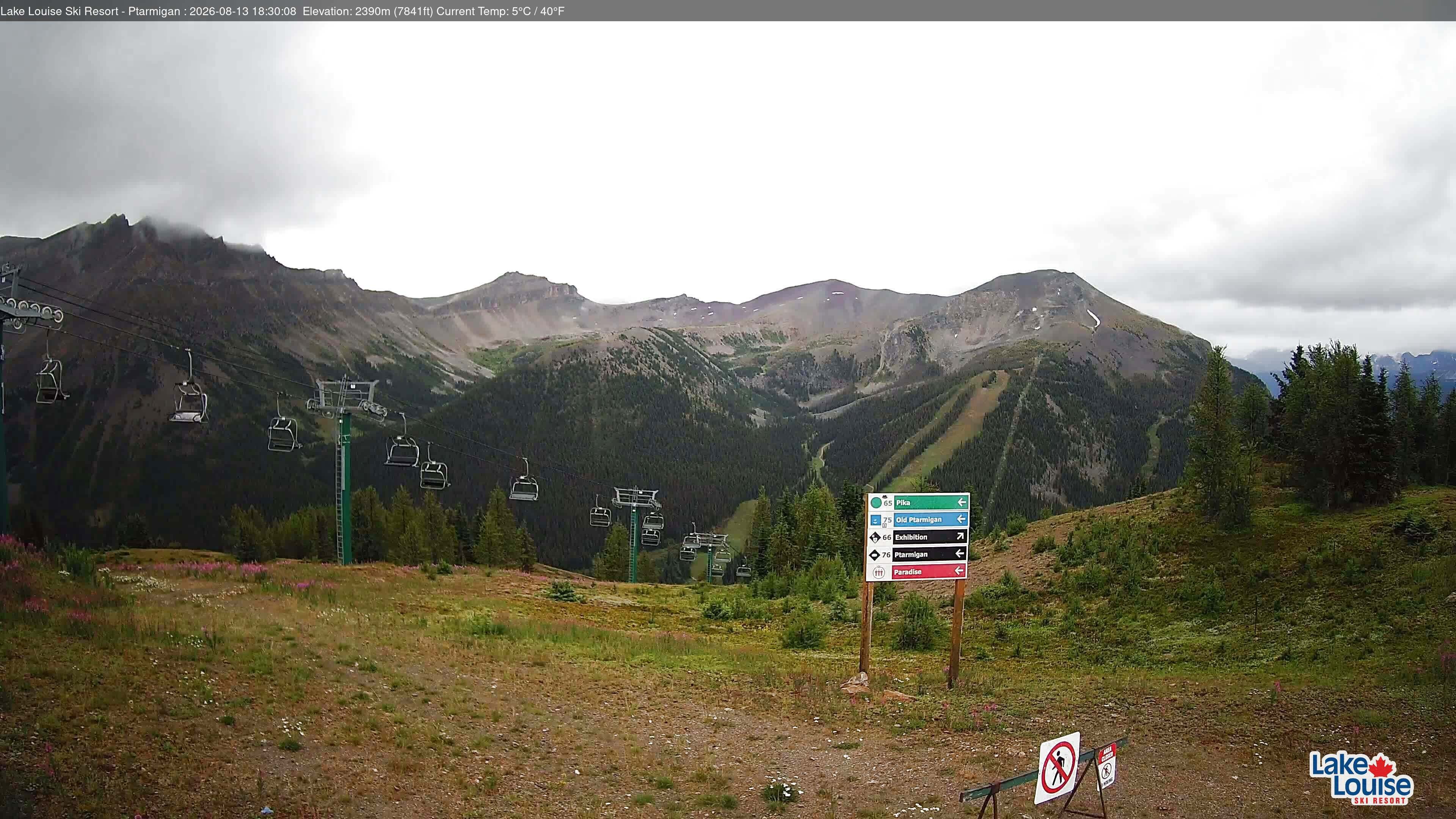 Archived image Webcam Lift Ptarmigan Panorama