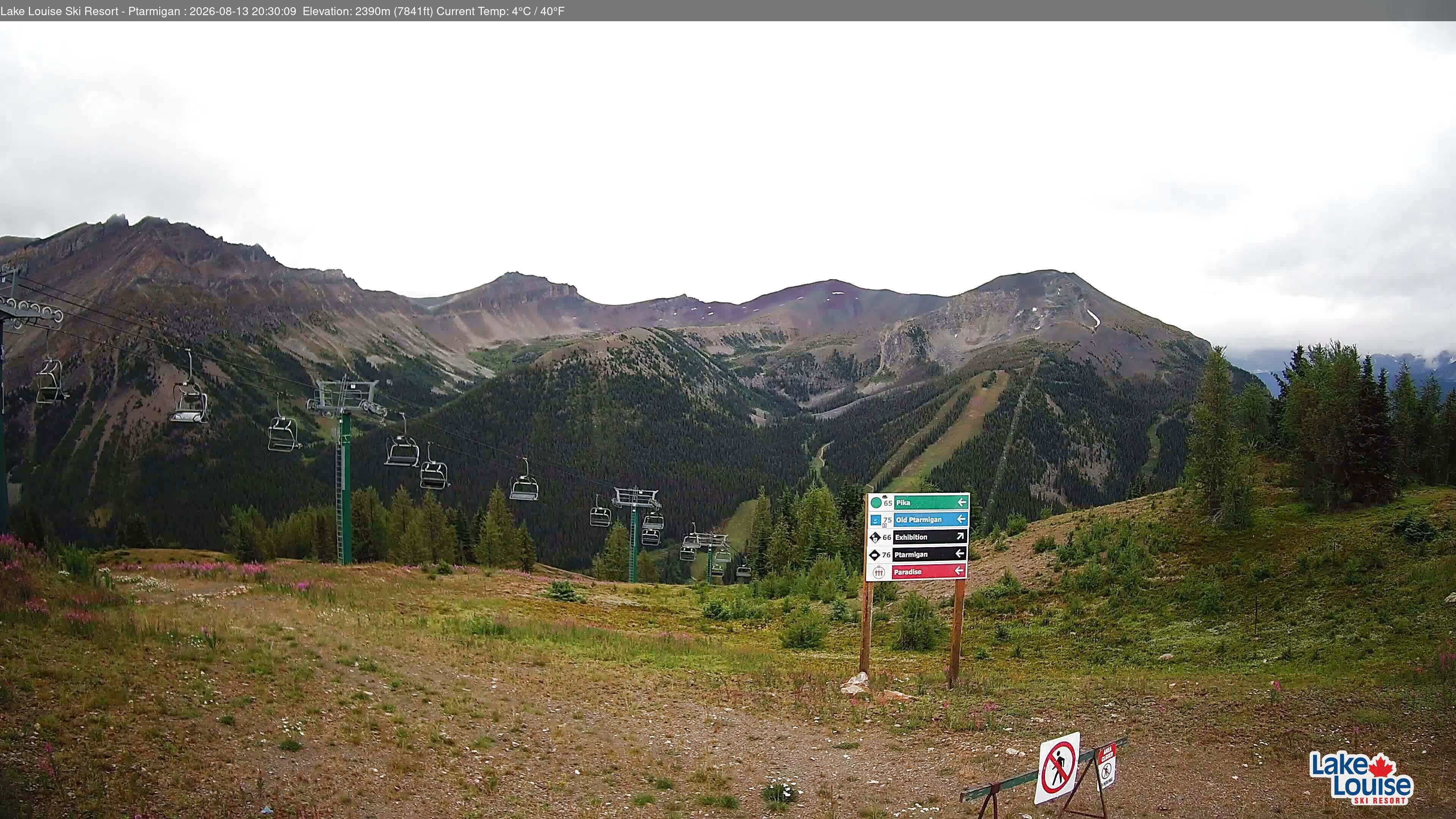 Archived image Webcam Lift Ptarmigan Panorama