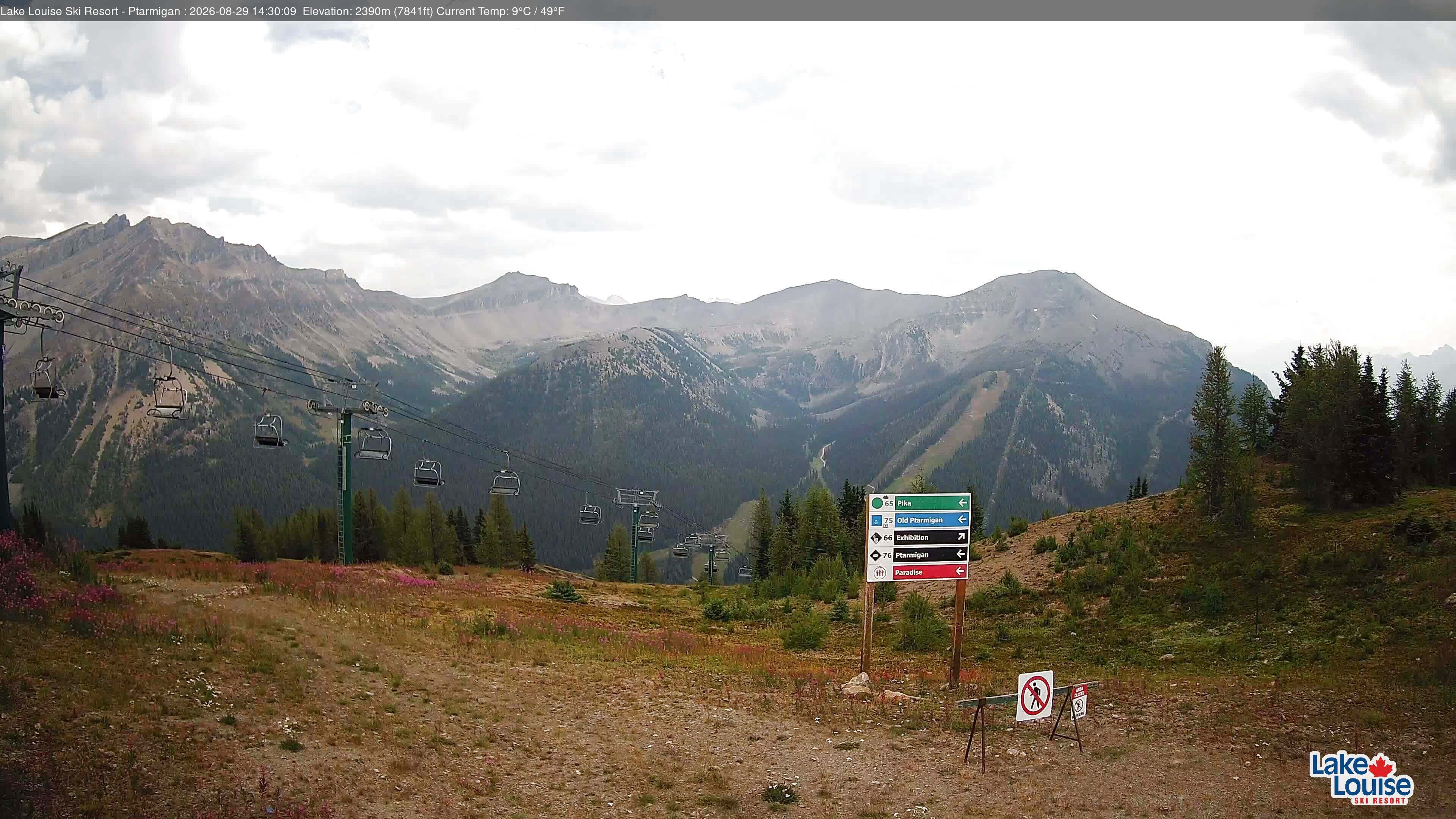 Archived image Webcam Lift Ptarmigan Panorama