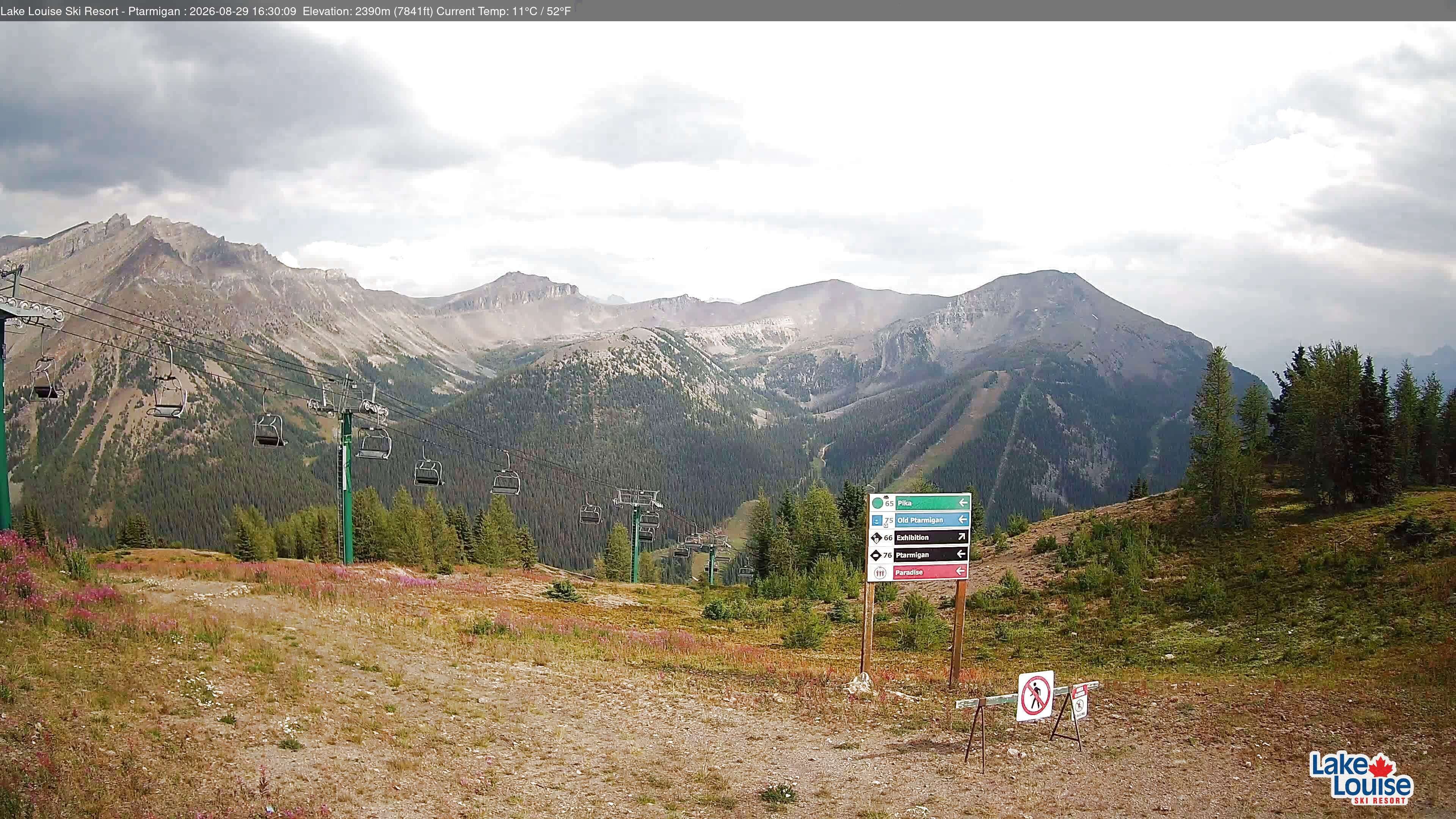 Archived image Webcam Lift Ptarmigan Panorama
