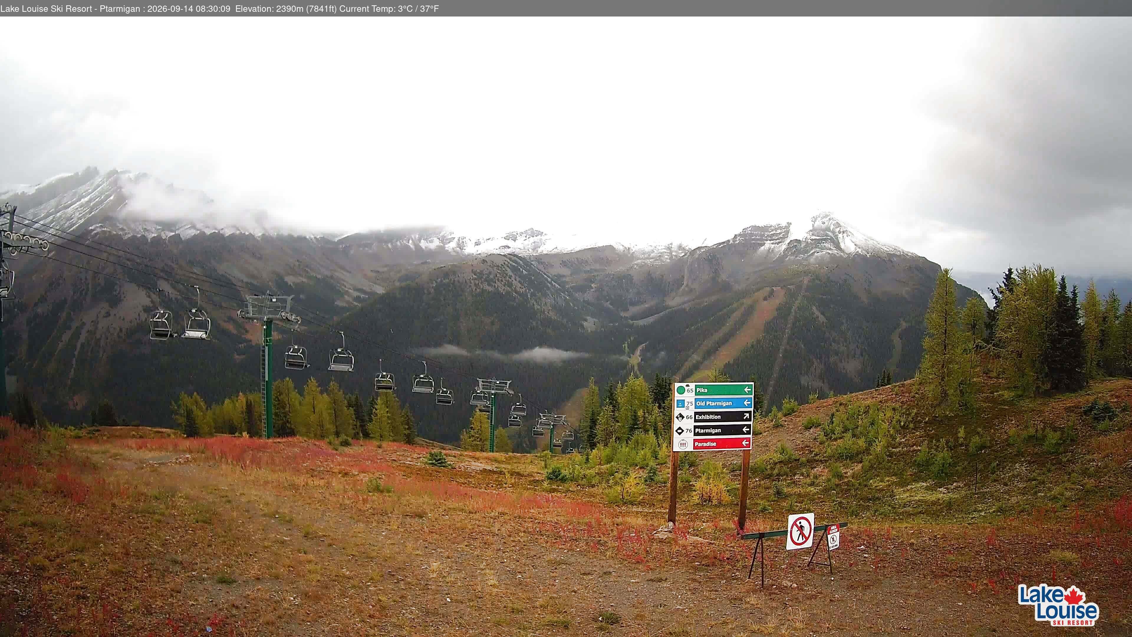 Archived image Webcam Lift Ptarmigan Panorama