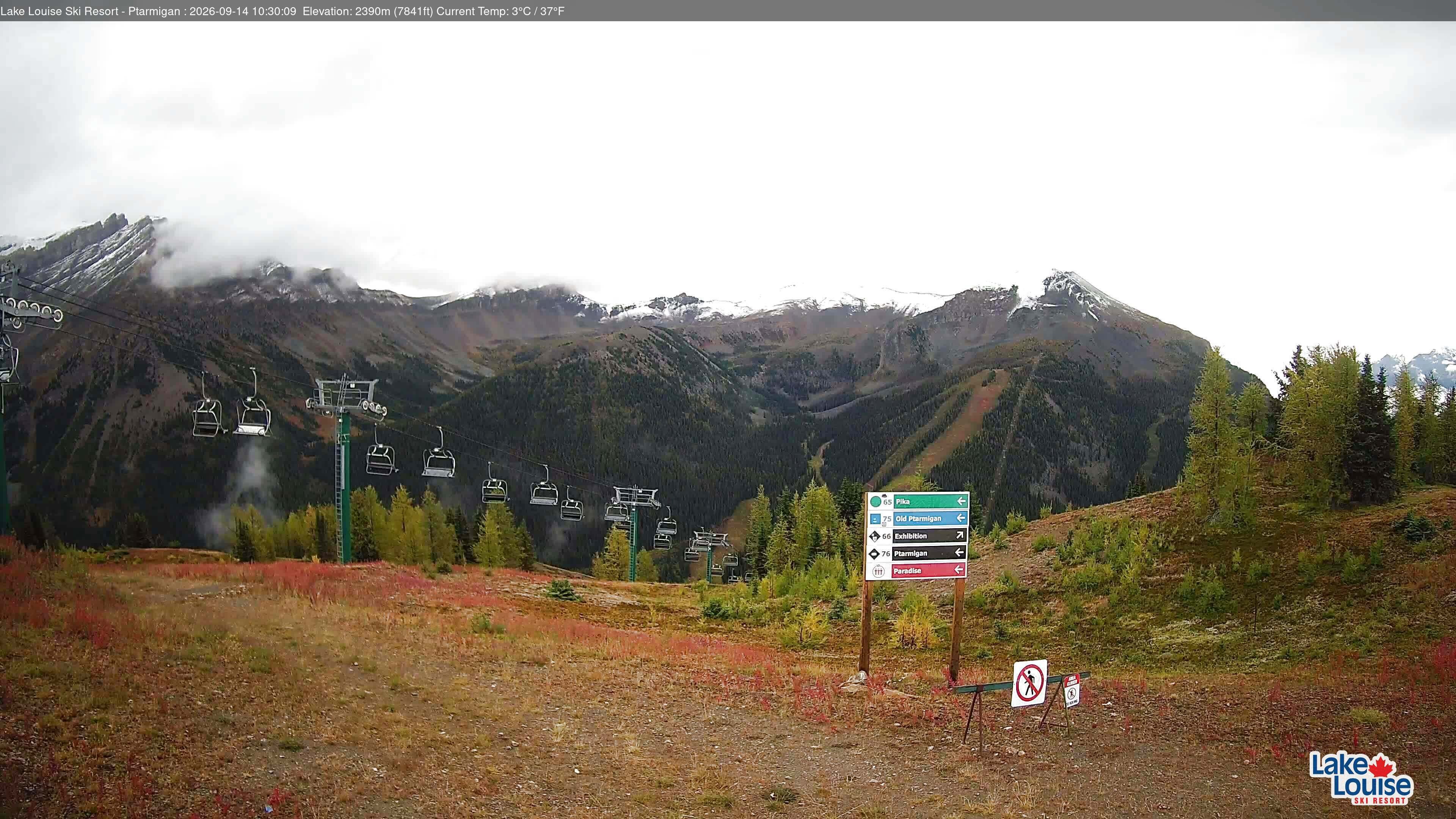 Archived image Webcam Lift Ptarmigan Panorama