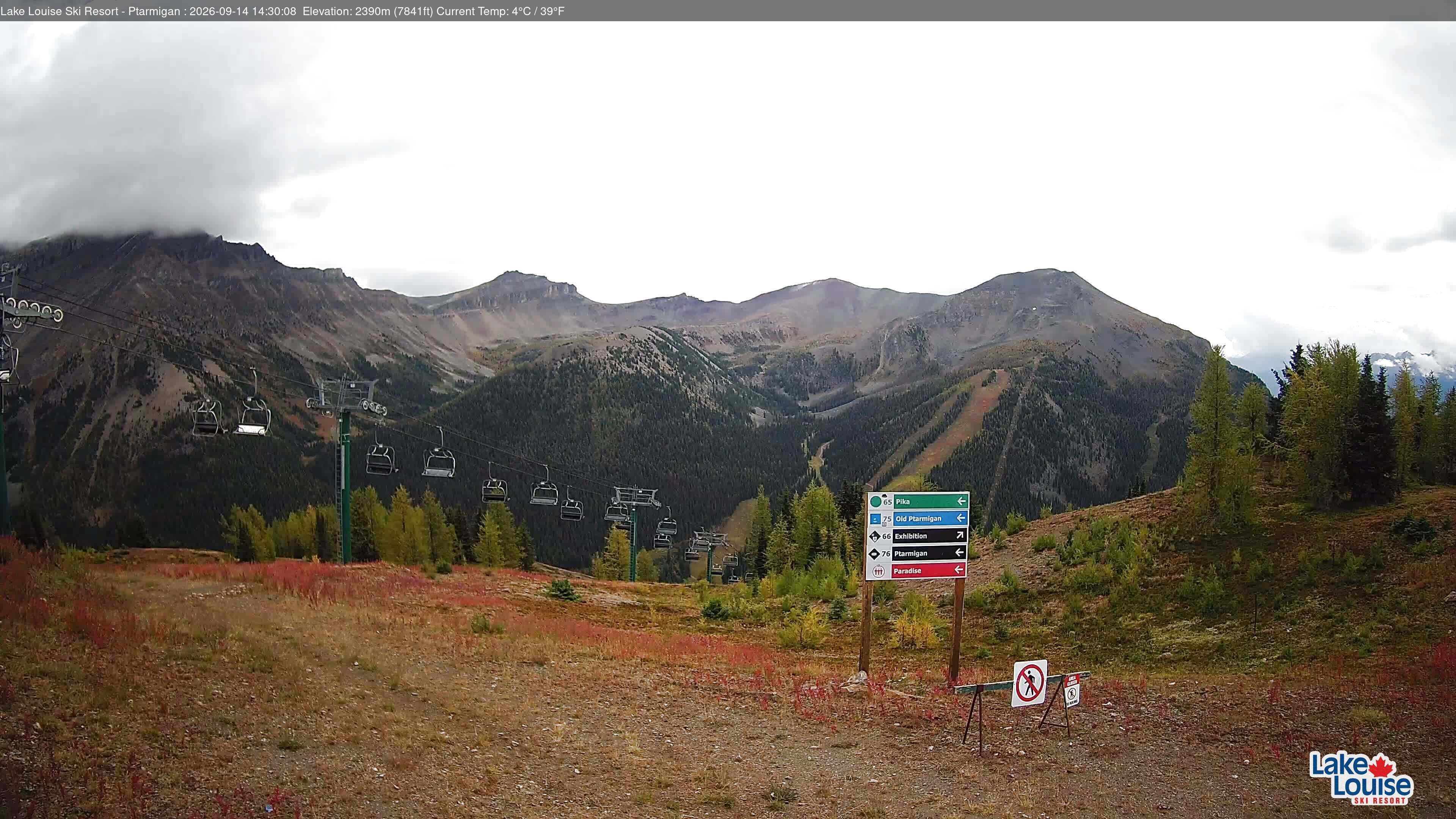 Archived image Webcam Lift Ptarmigan Panorama