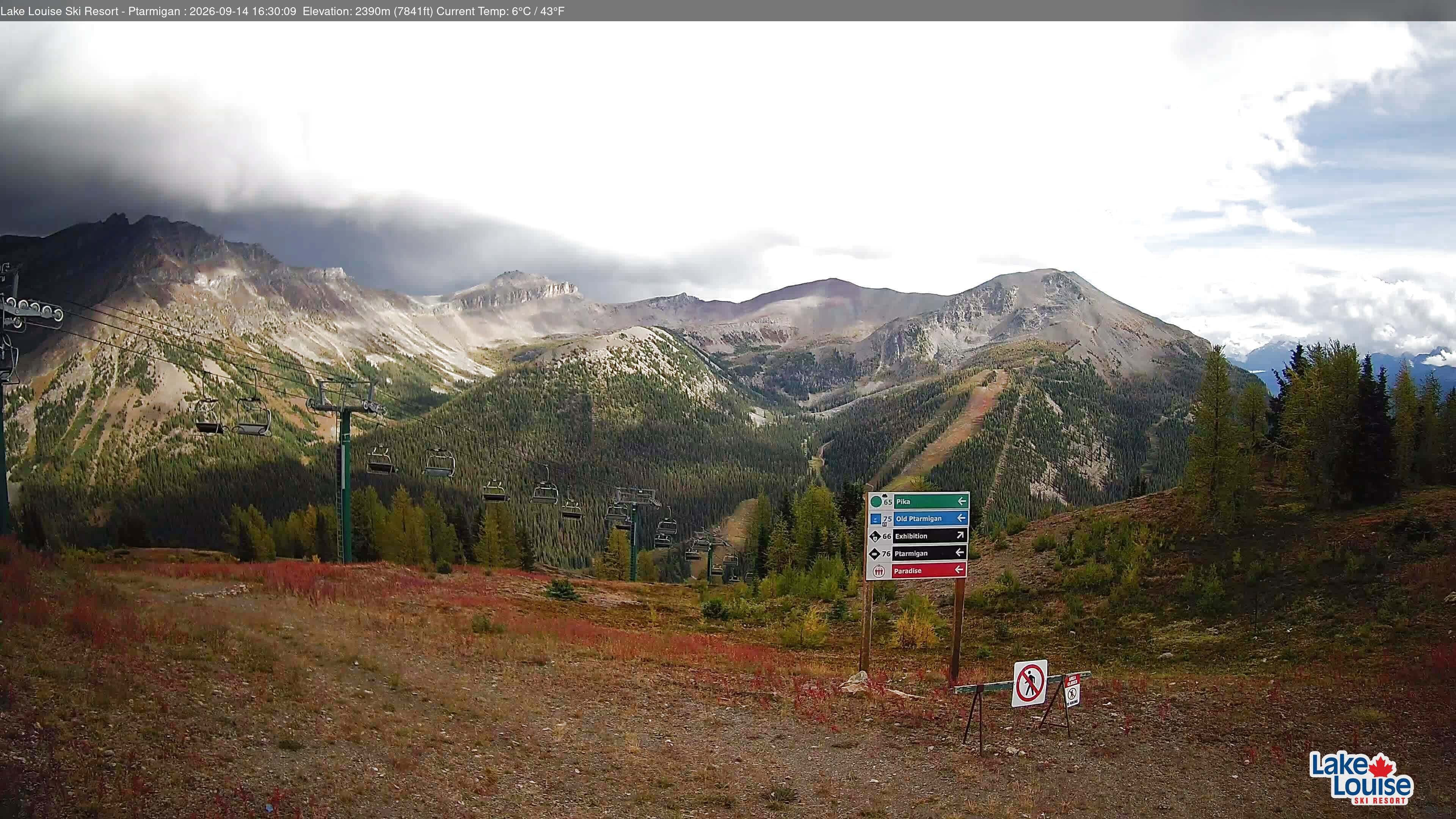 Archived image Webcam Lift Ptarmigan Panorama