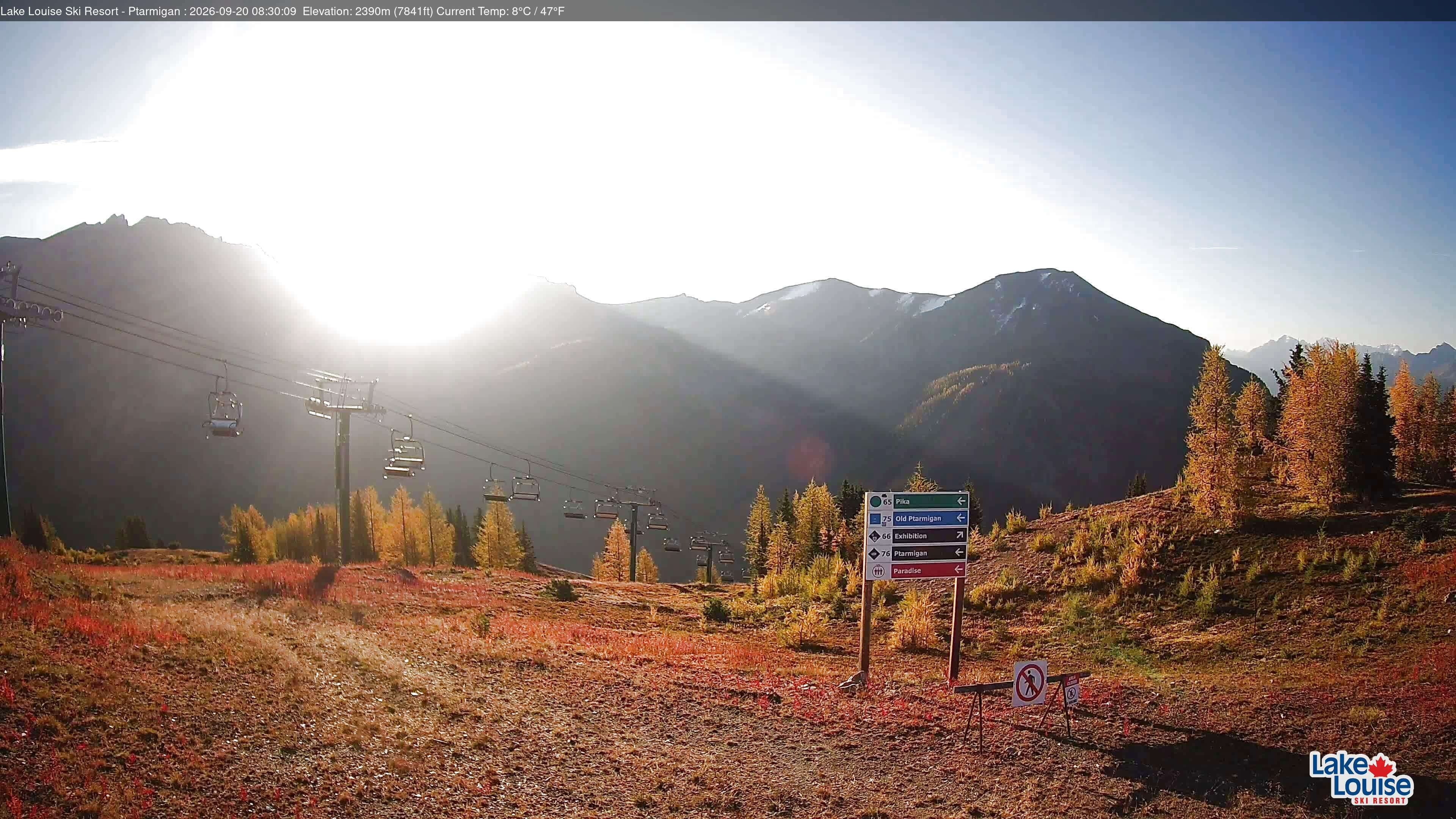 Archived image Webcam Lift Ptarmigan Panorama