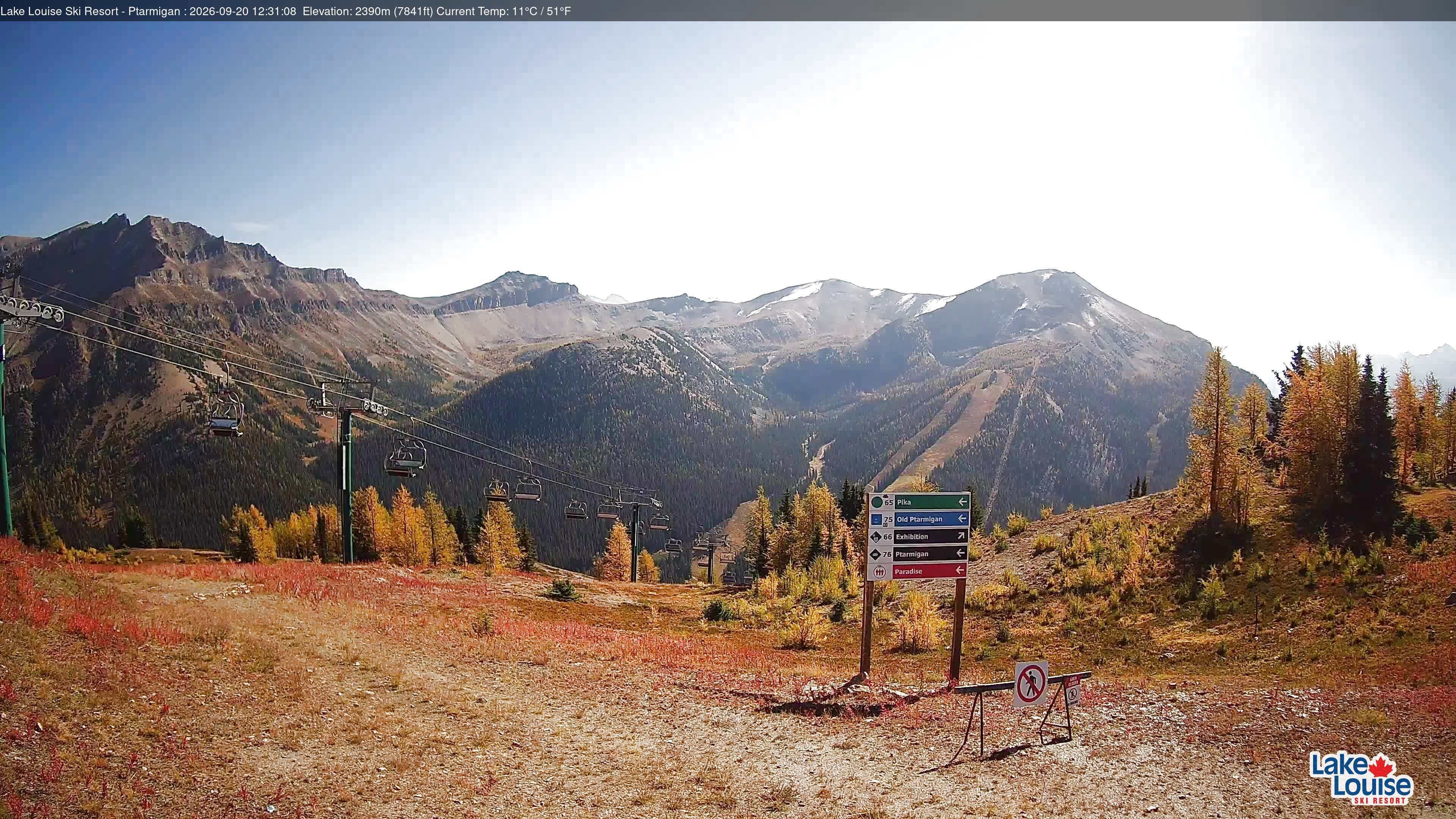 Archived image Webcam Lift Ptarmigan Panorama