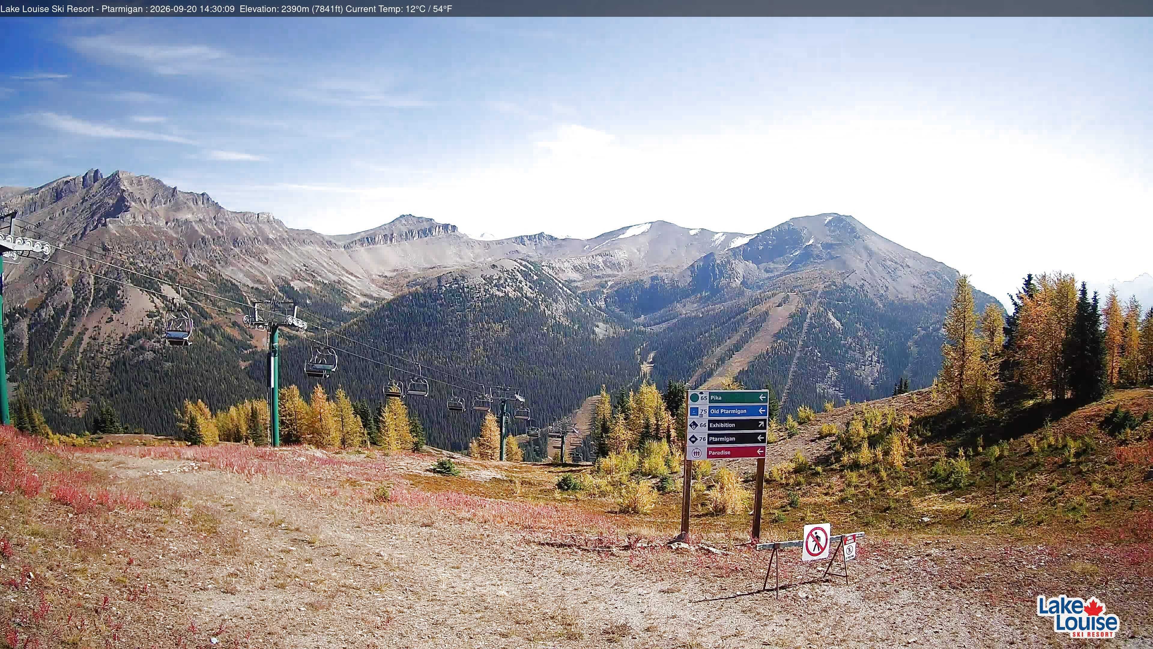 Archived image Webcam Lift Ptarmigan Panorama