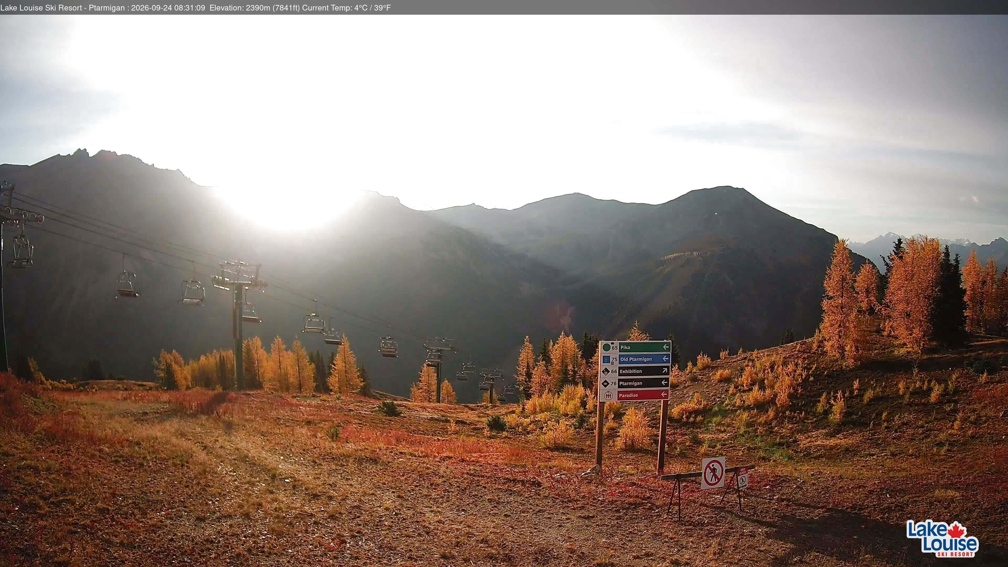 Archived image Webcam Lift Ptarmigan Panorama