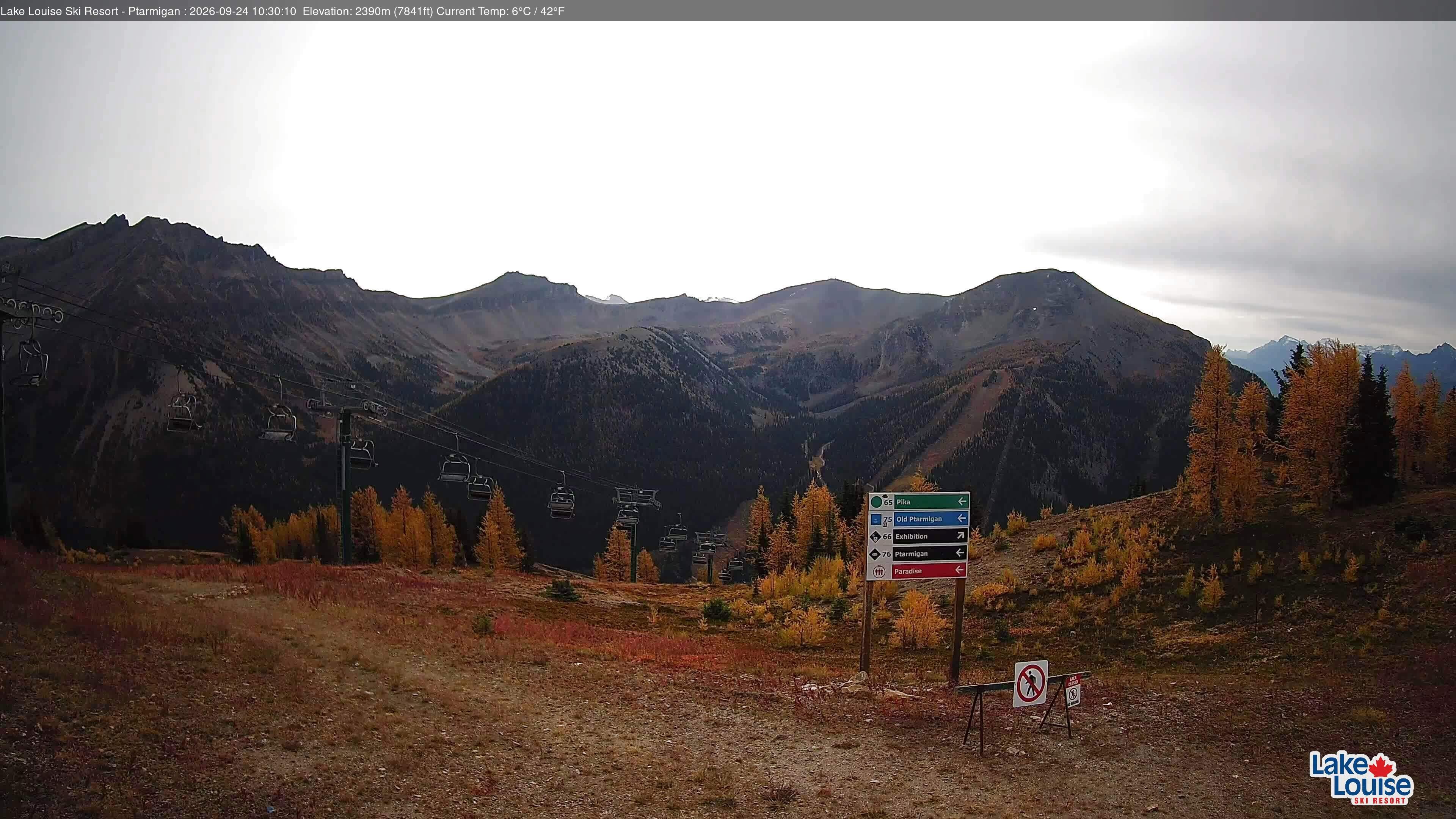 Archived image Webcam Lift Ptarmigan Panorama