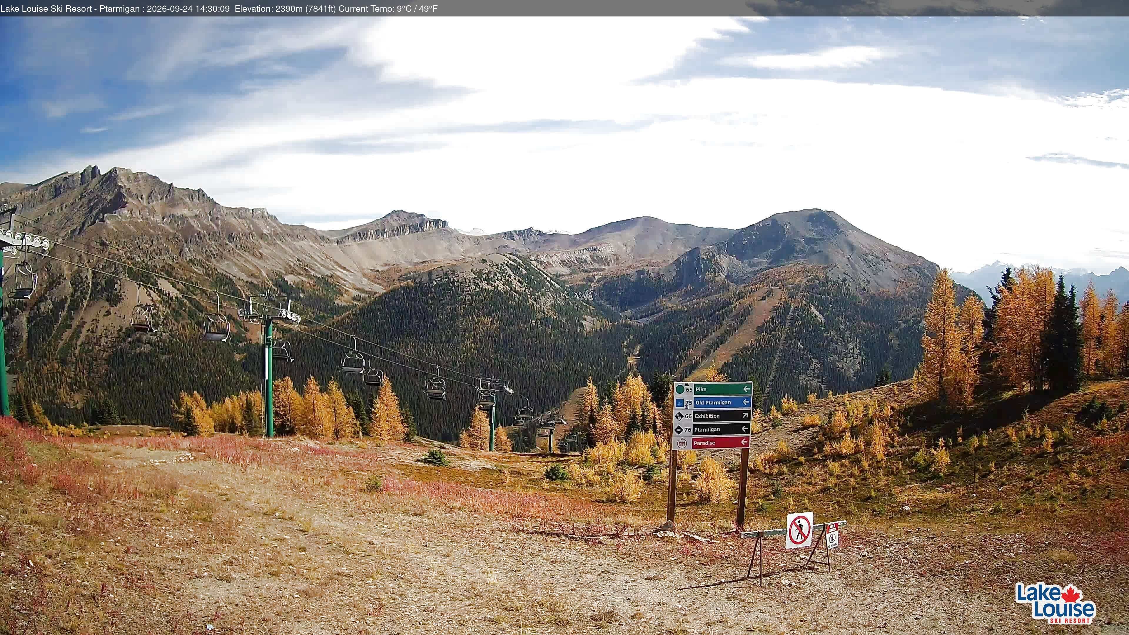 Archived image Webcam Lift Ptarmigan Panorama