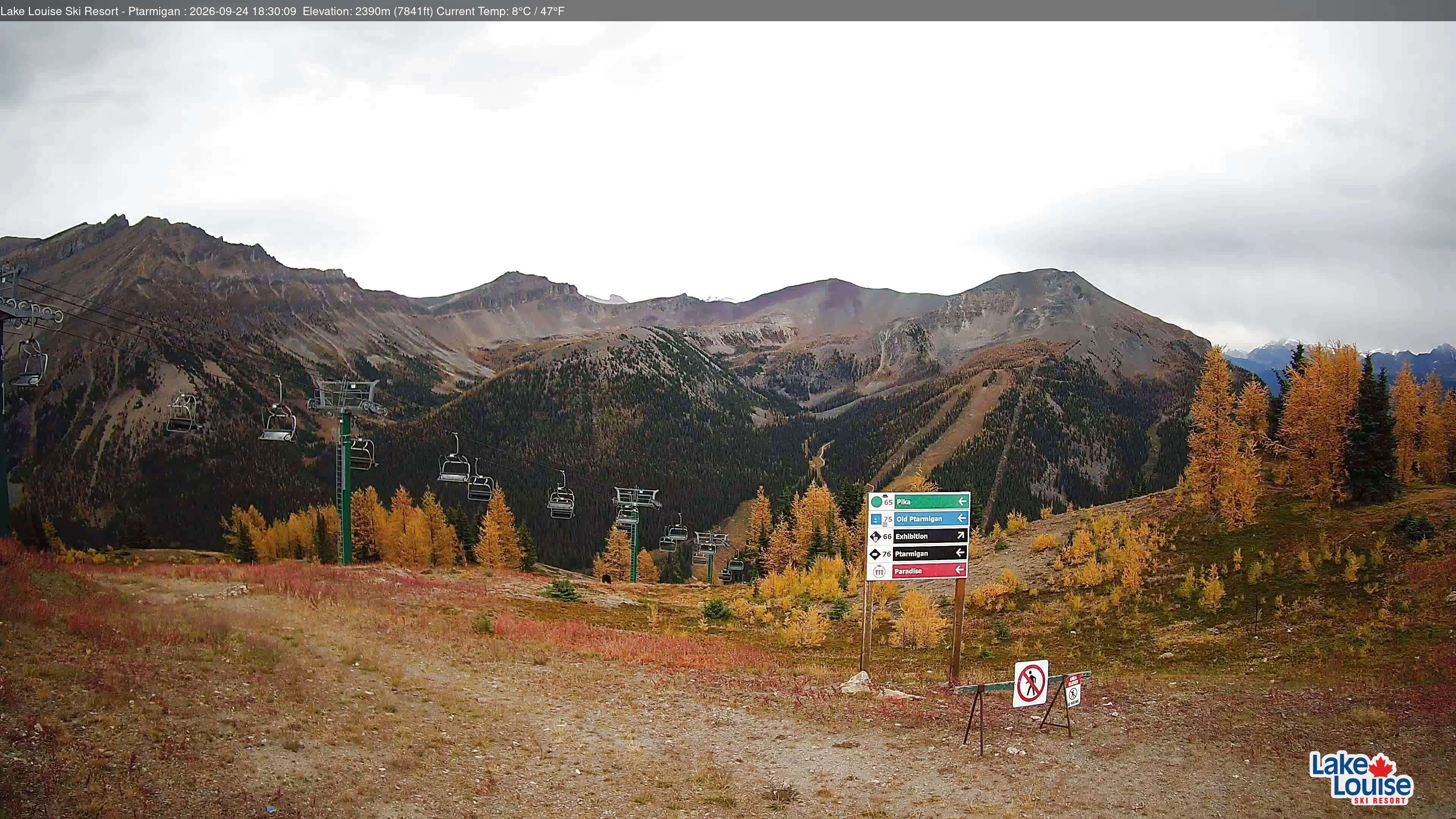 Archived image Webcam Lift Ptarmigan Panorama