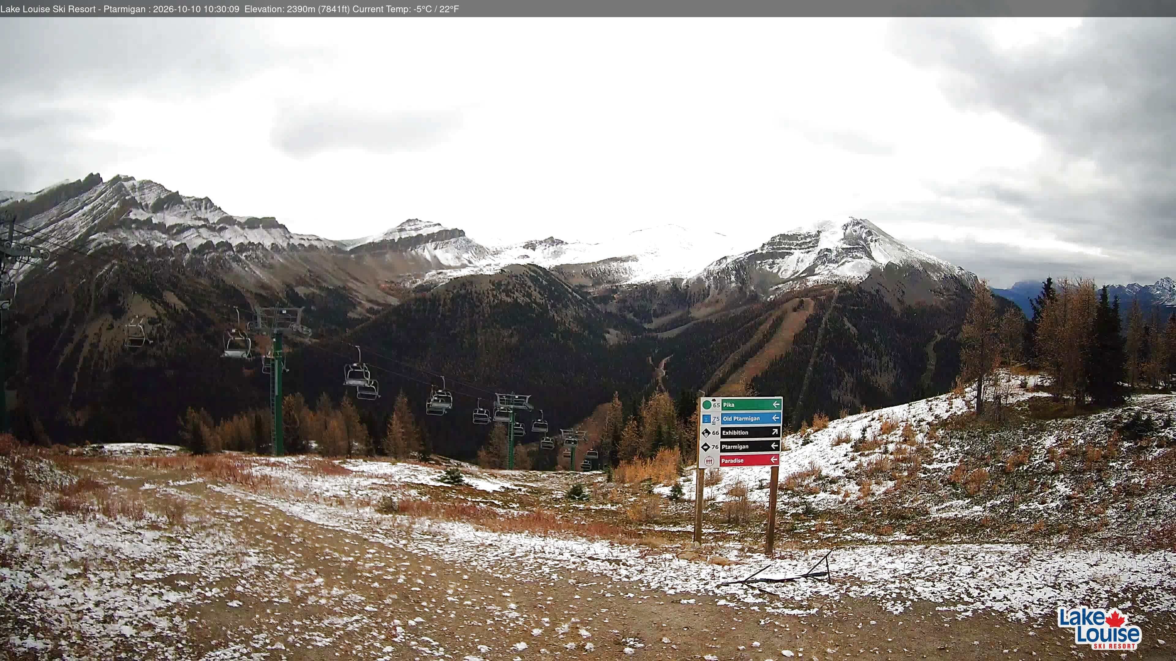 Archived image Webcam Lift Ptarmigan Panorama