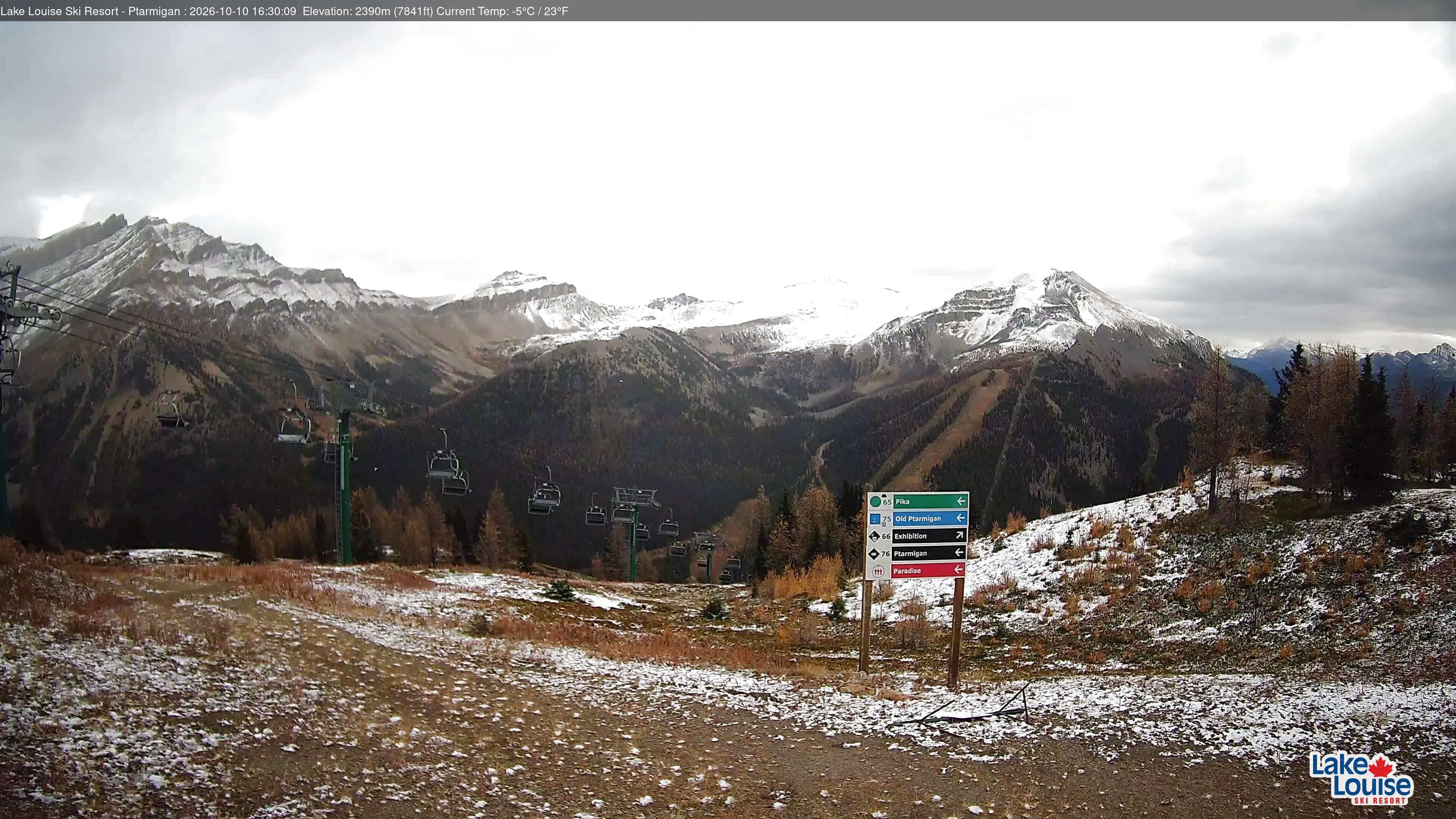 Archived image Webcam Lift Ptarmigan Panorama