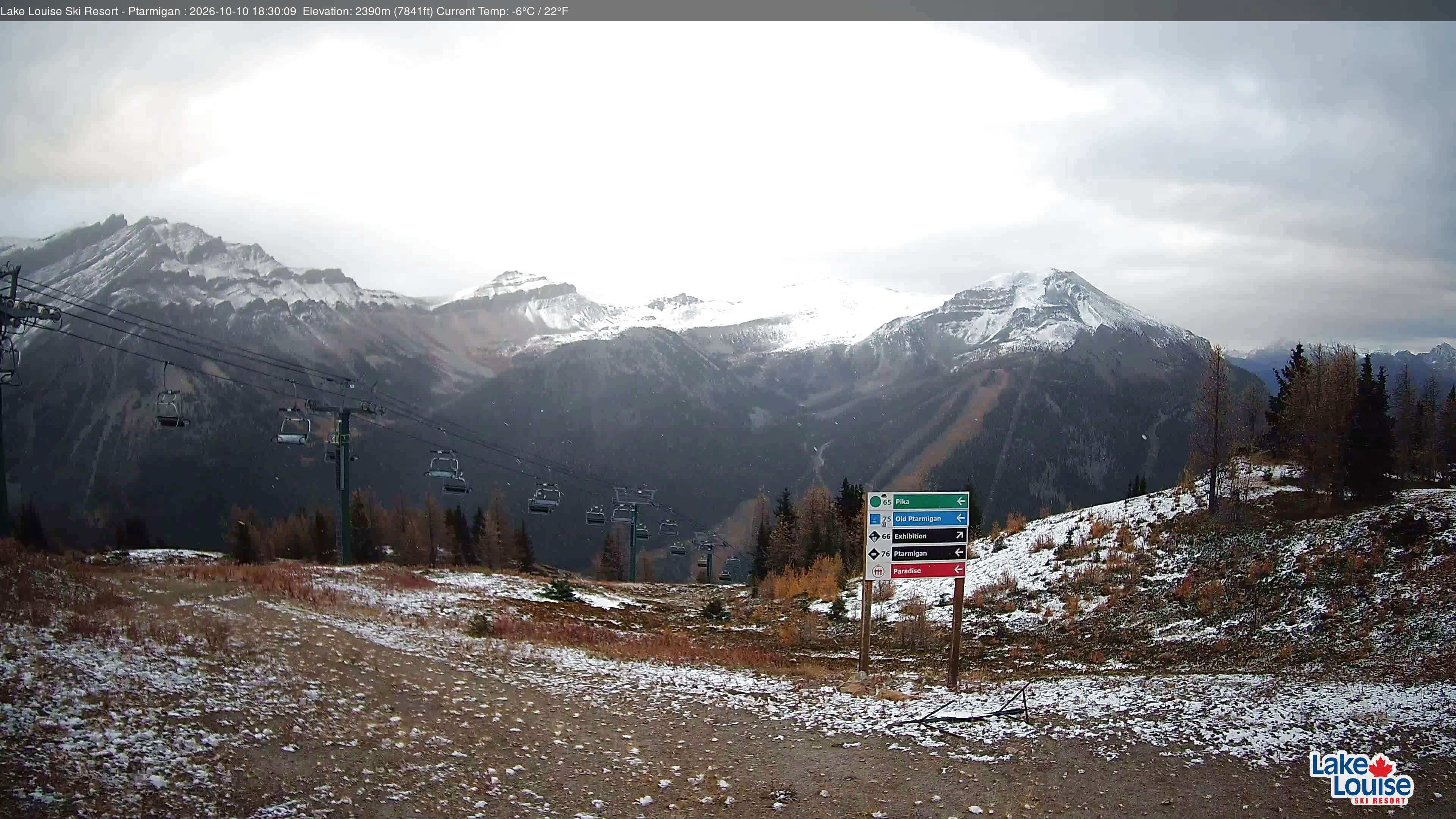 Archived image Webcam Lift Ptarmigan Panorama