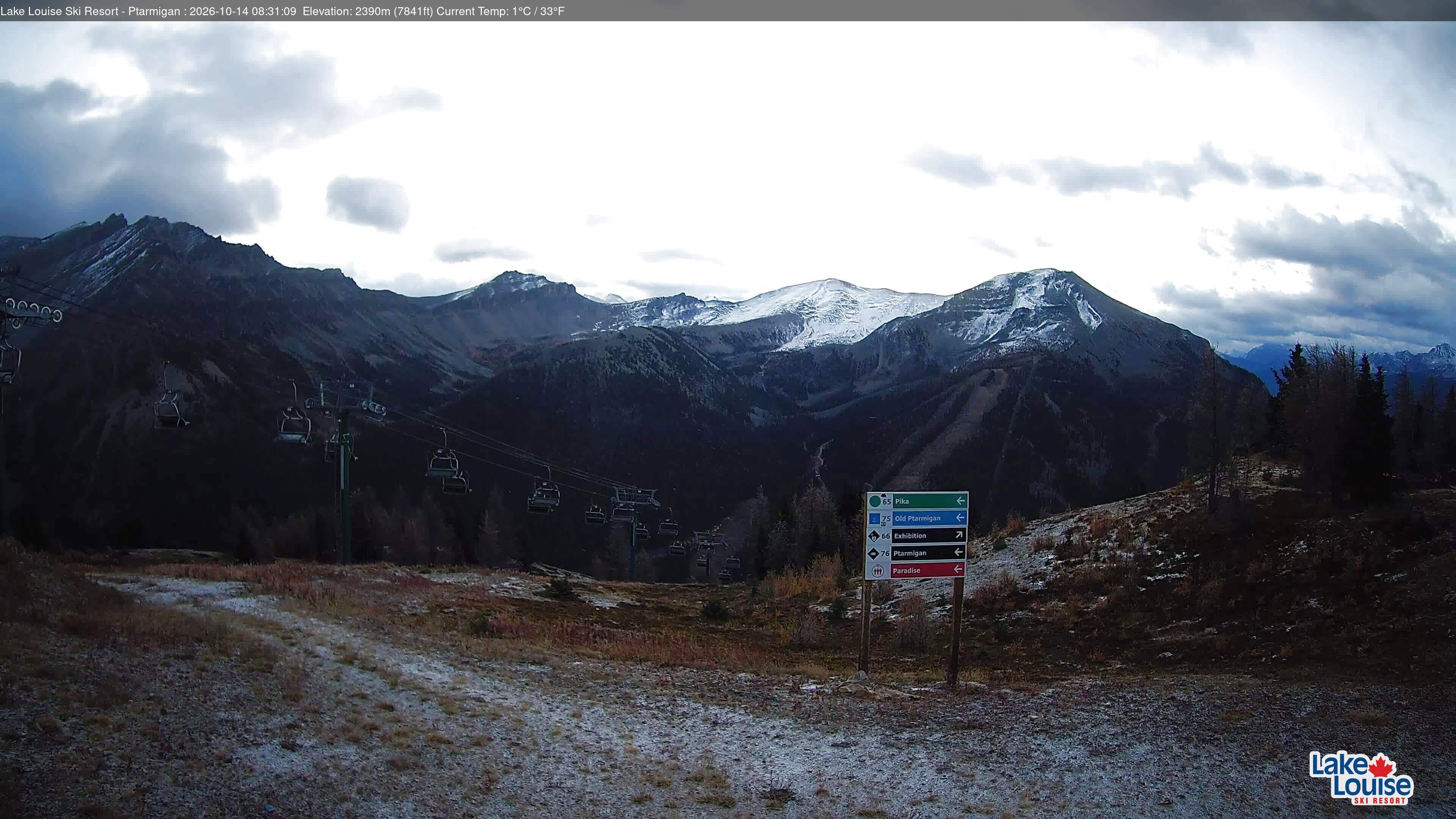 Archived image Webcam Lift Ptarmigan Panorama