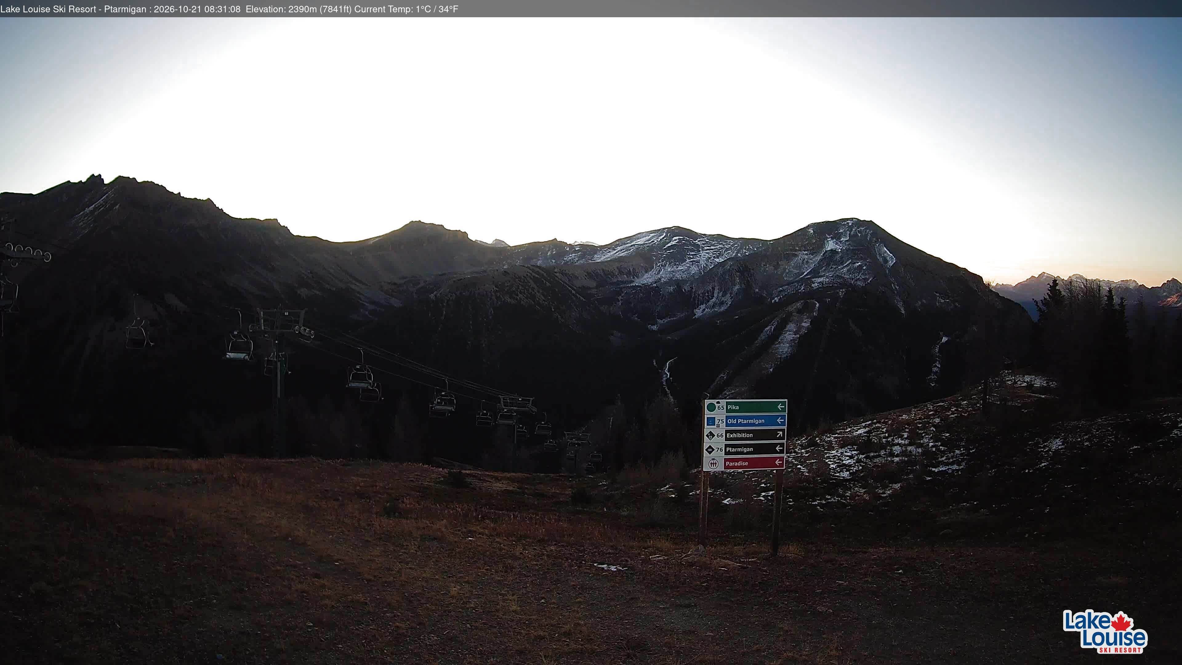 Archived image Webcam Lift Ptarmigan Panorama