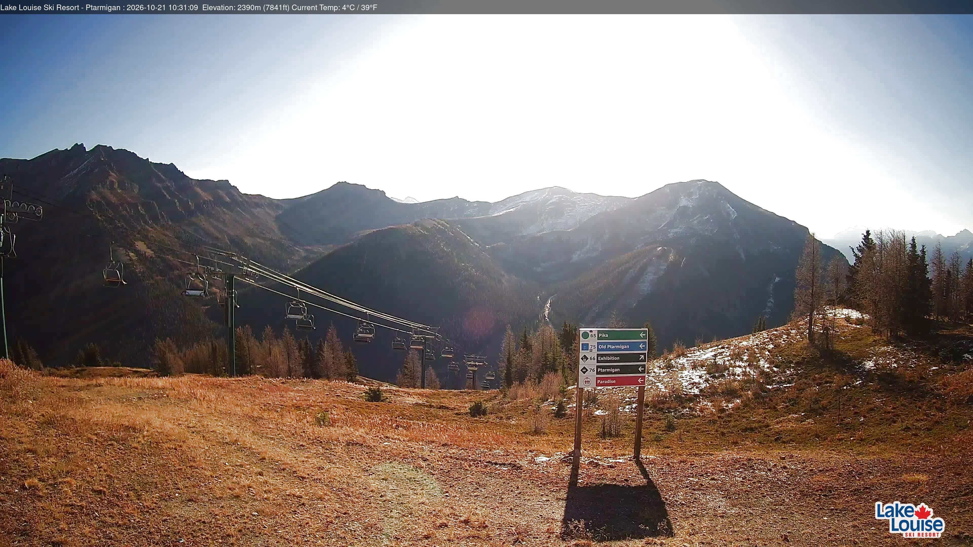 Archived image Webcam Lift Ptarmigan Panorama