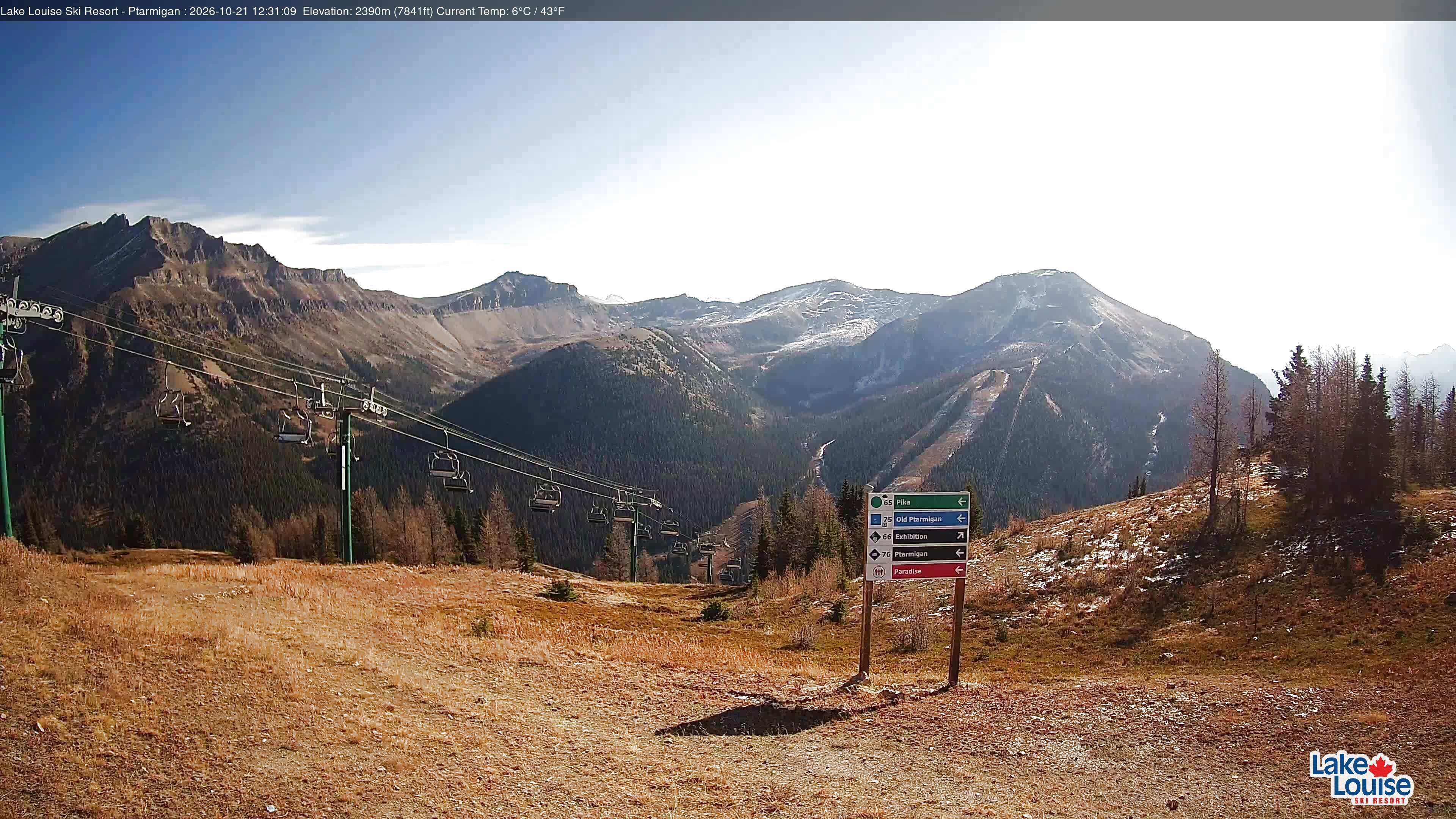 Archived image Webcam Lift Ptarmigan Panorama