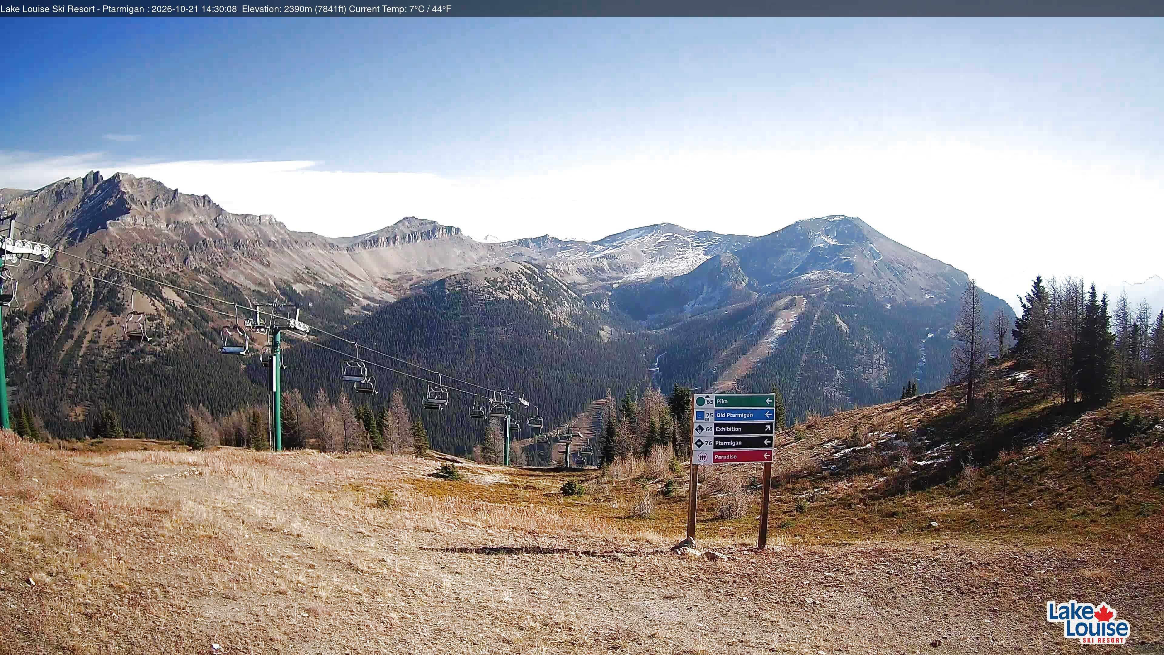 Archived image Webcam Lift Ptarmigan Panorama
