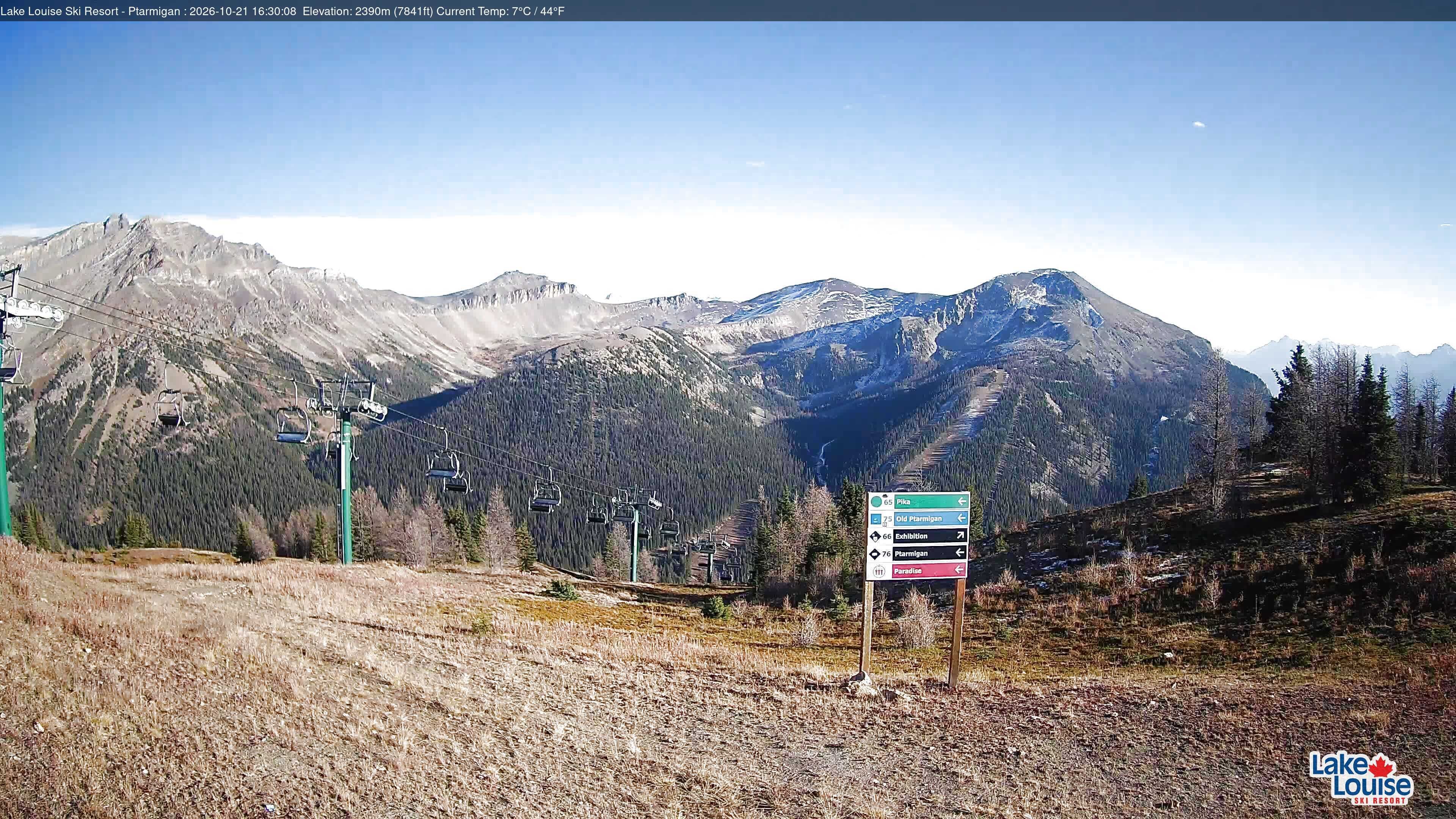 Archived image Webcam Lift Ptarmigan Panorama