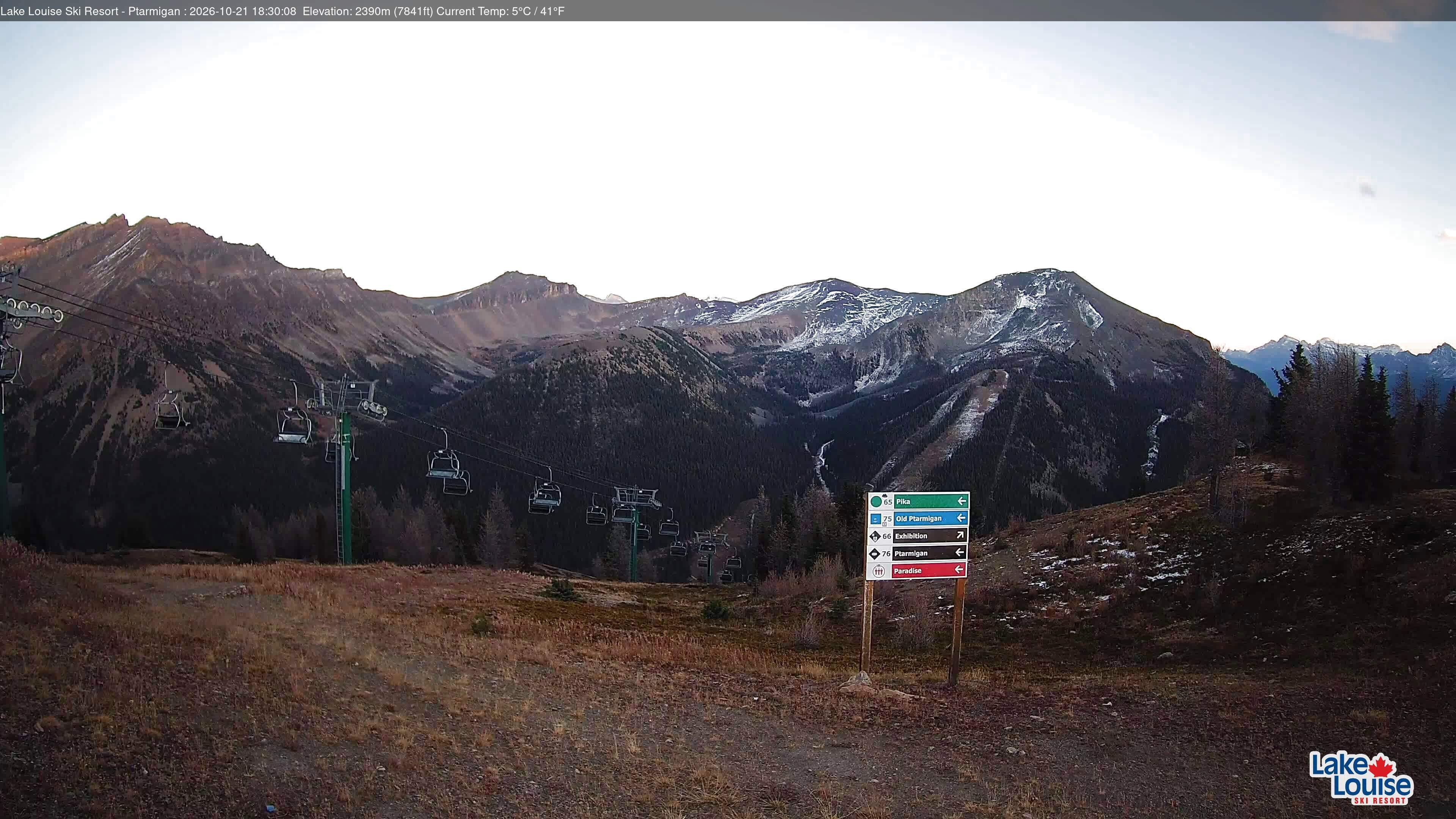 Archived image Webcam Lift Ptarmigan Panorama