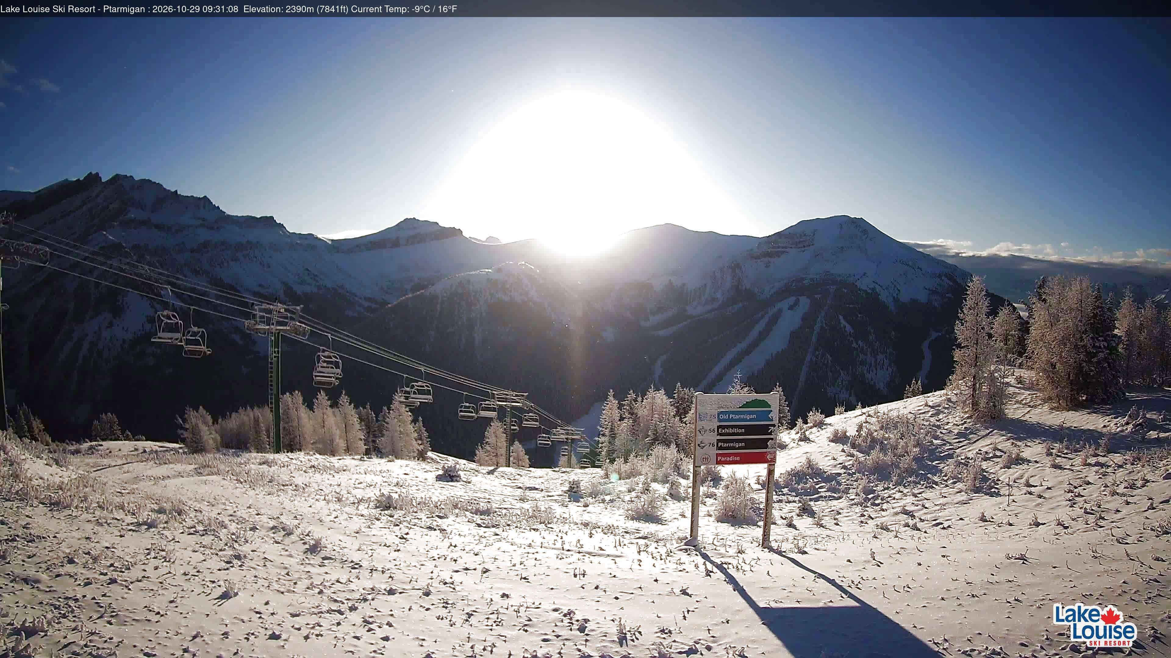Archived image Webcam Lift Ptarmigan Panorama