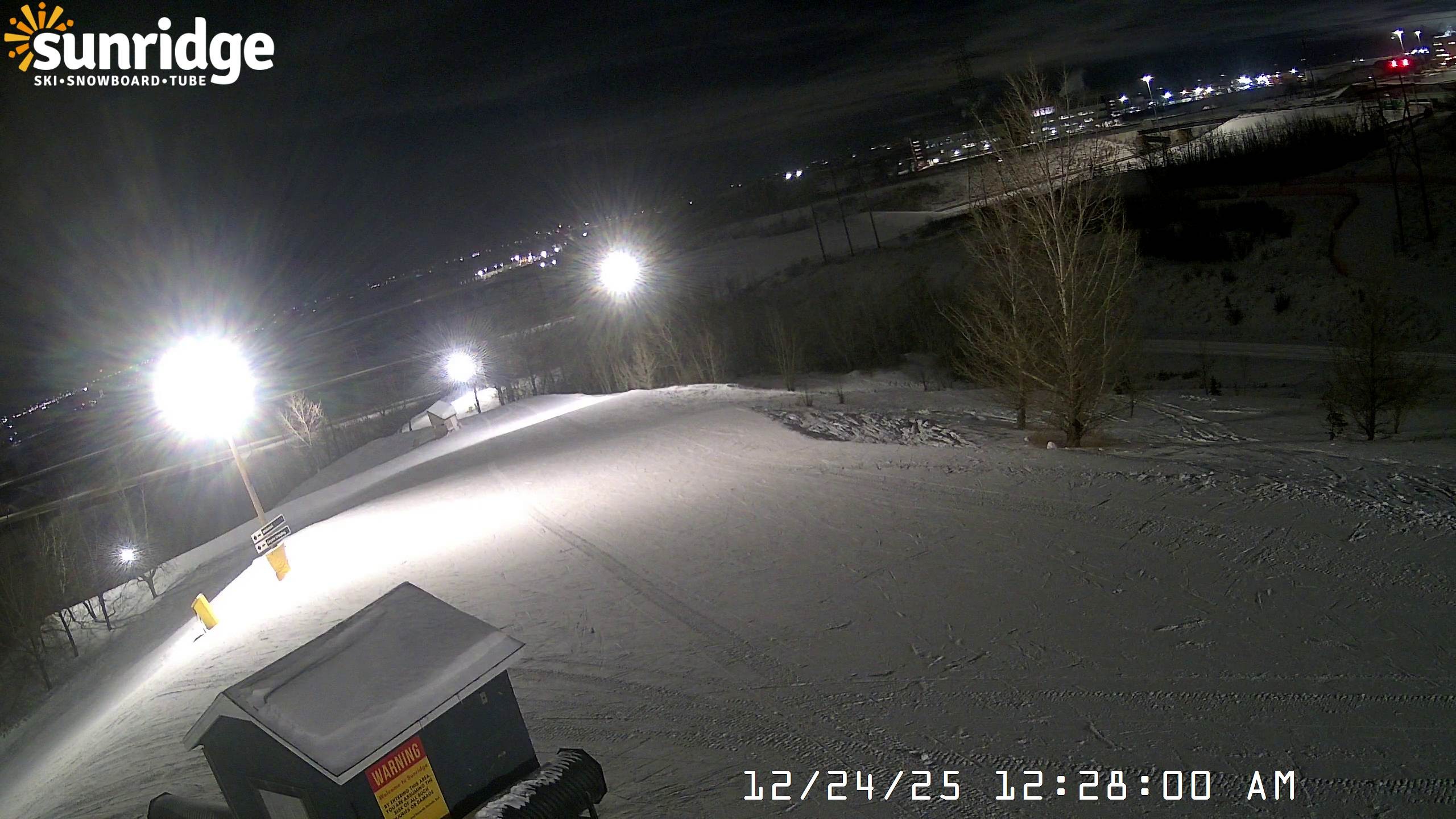 Archiv Foto Webcam Skiegebiet Sunridge(Alberta, Canada)