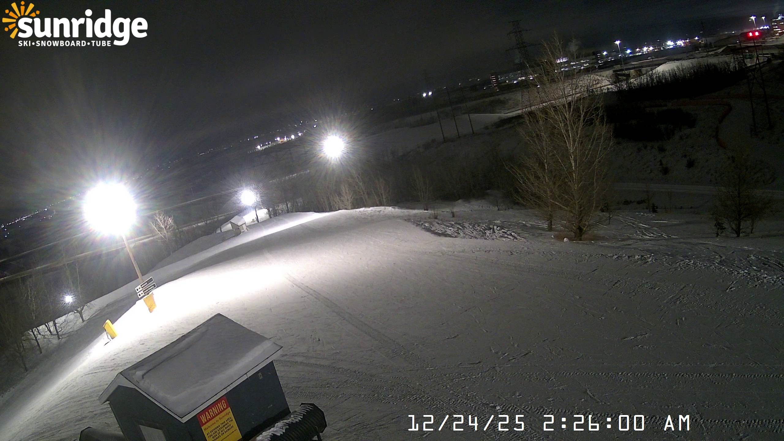 Archiv Foto Webcam Skiegebiet Sunridge(Alberta, Canada)