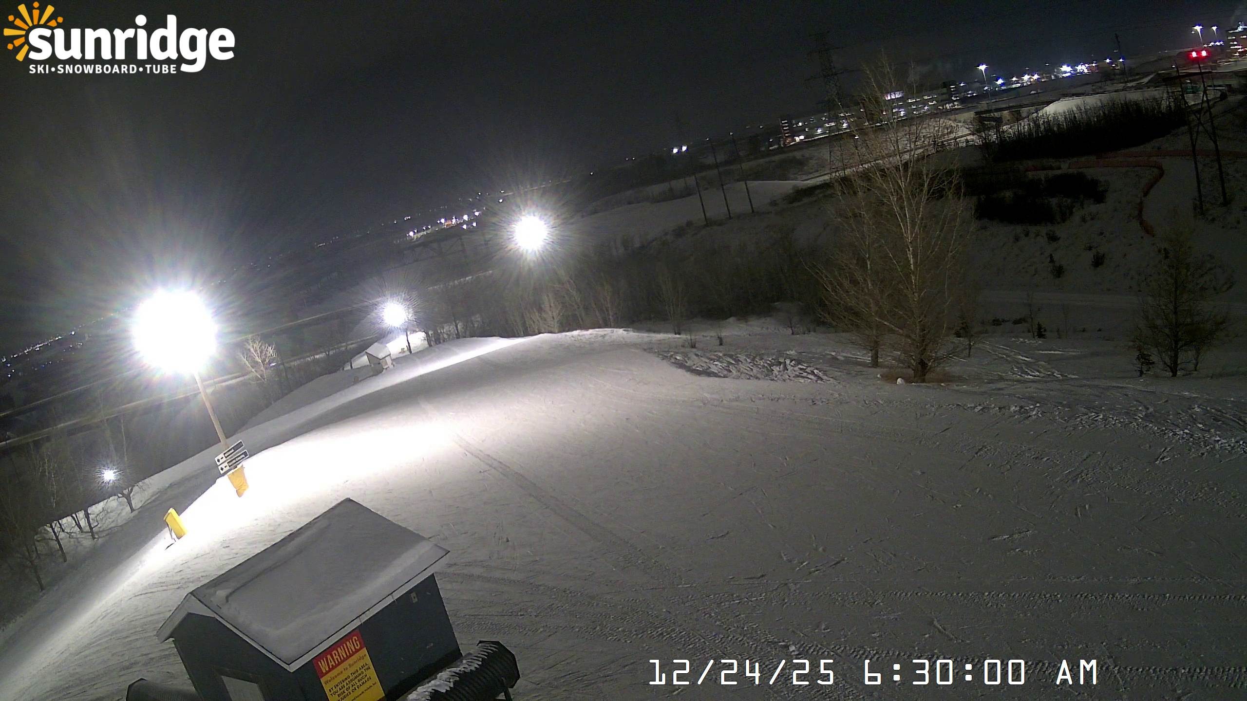 Archiv Foto Webcam Skiegebiet Sunridge(Alberta, Canada)