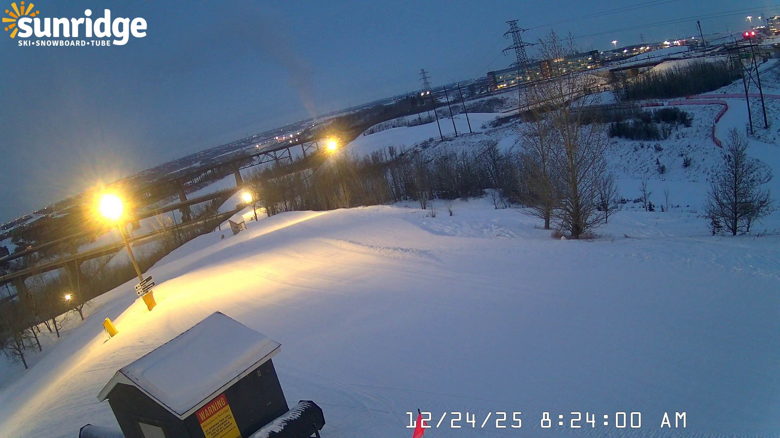 Archiv Foto Webcam Skiegebiet Sunridge(Alberta, Canada)
