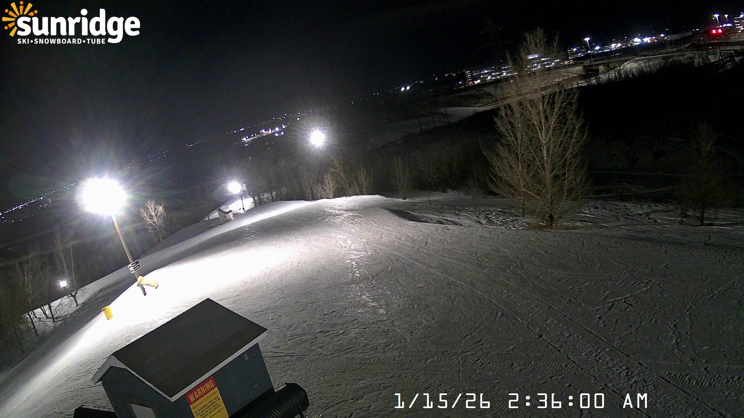 Archiv Foto Webcam Skiegebiet Sunridge(Alberta, Canada)